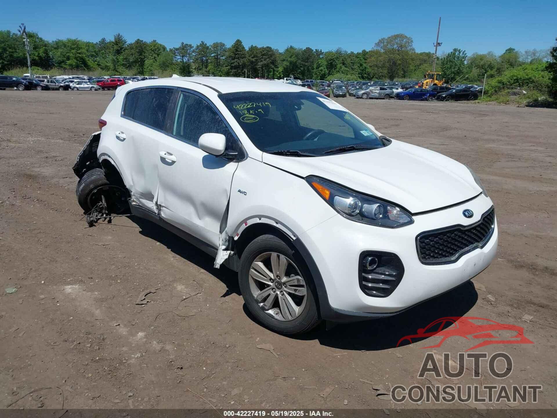 KIA SPORTAGE 2018 - KNDPMCAC5J7372245
