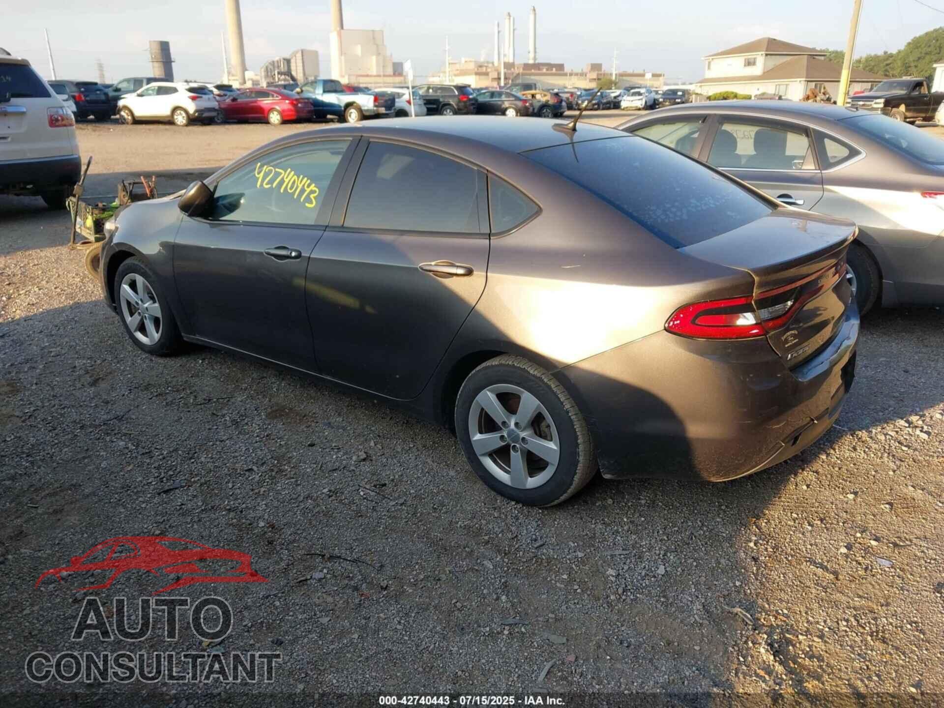 DODGE DART 2016 - 1C3CDFBB3GD538489