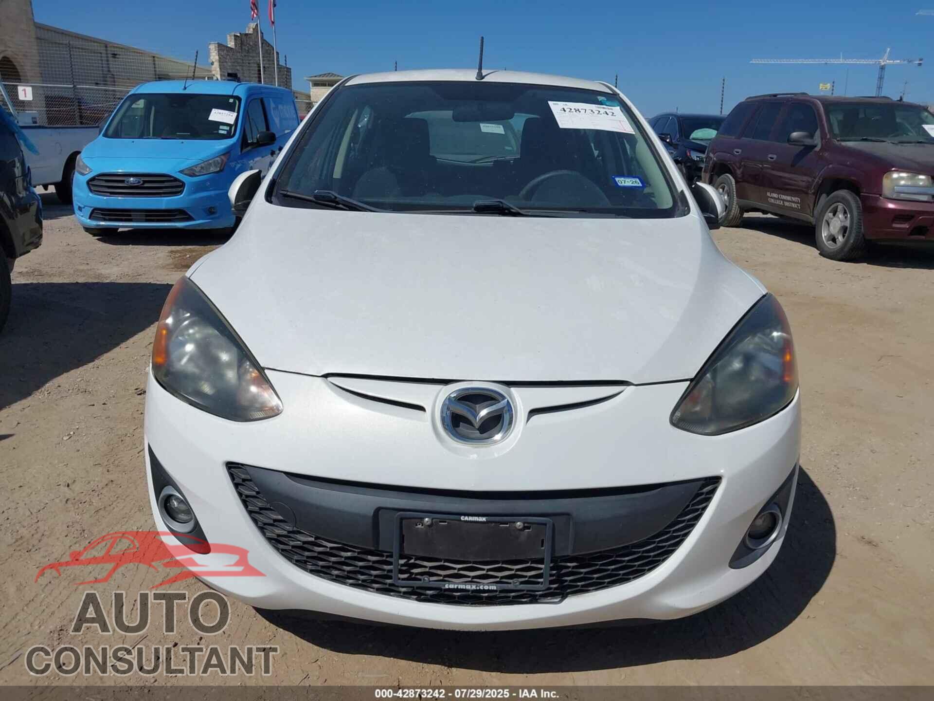 MAZDA MAZDA2 2012 - JM1DE1LZ6C0135409