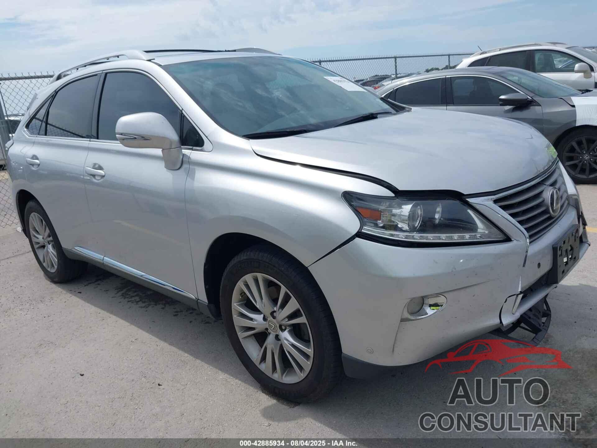 LEXUS RX 350 2014 - 2T2ZK1BAXEC137680