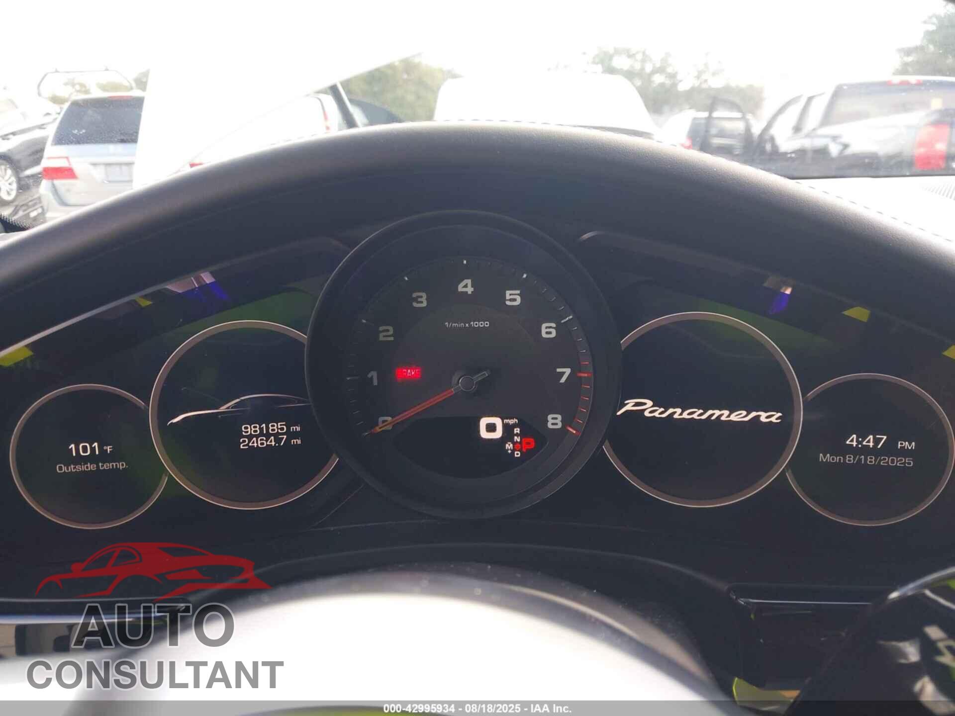 PORSCHE PANAMERA 2018 - WP0AA2A74JL104046
