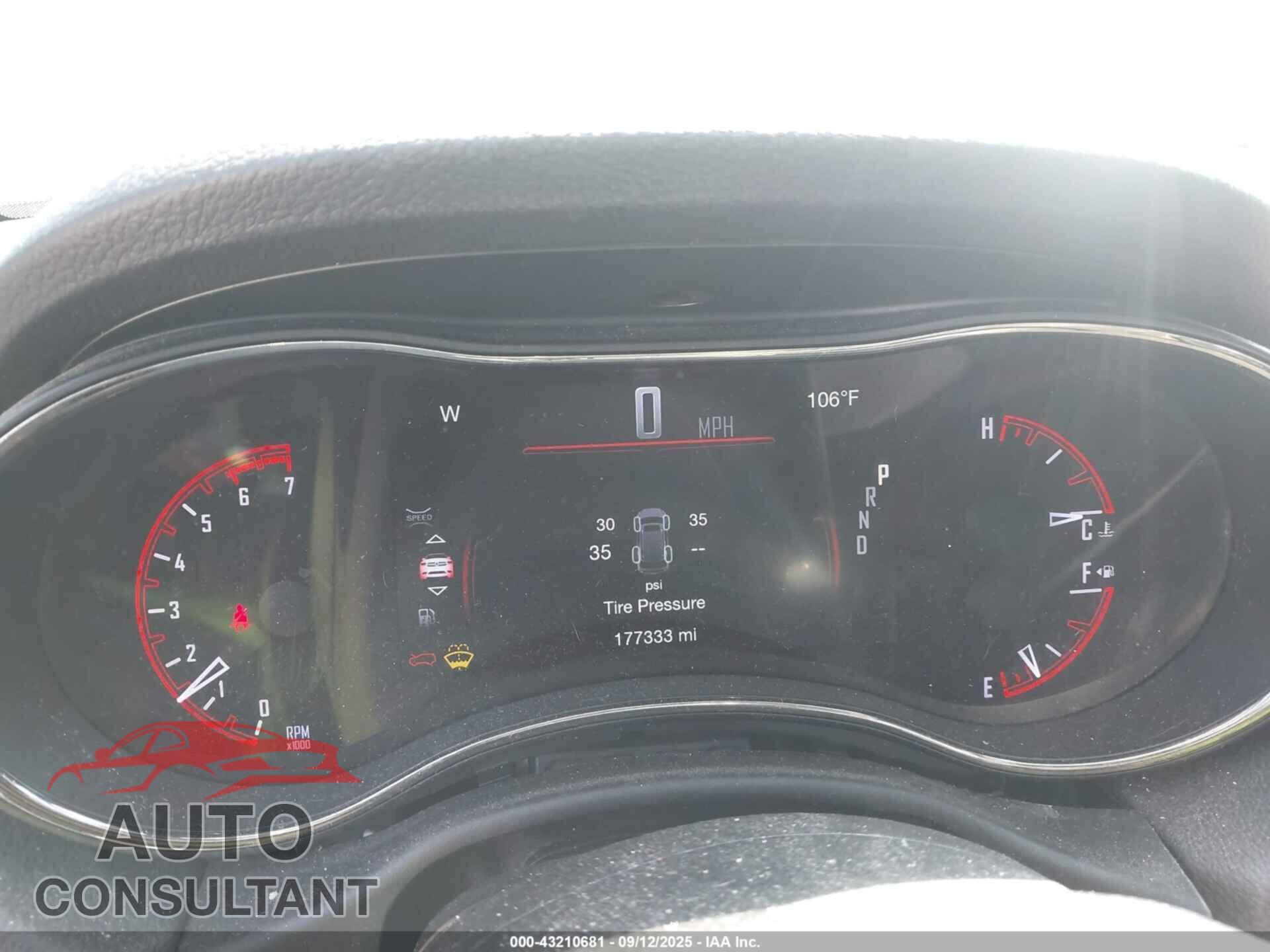 DODGE DURANGO 2019 - 1C4SDJCT0KC738455