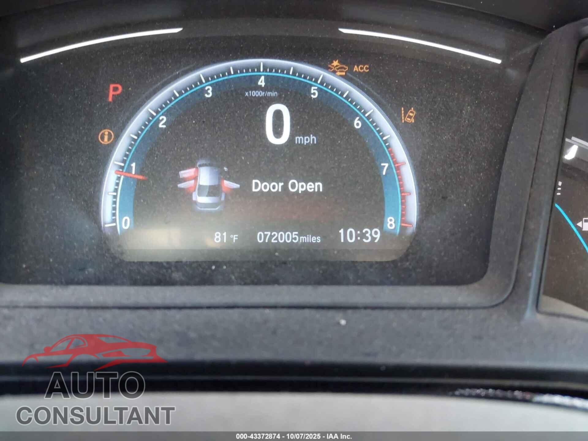 HONDA CIVIC 2020 - 2HGFC2F61LH552004