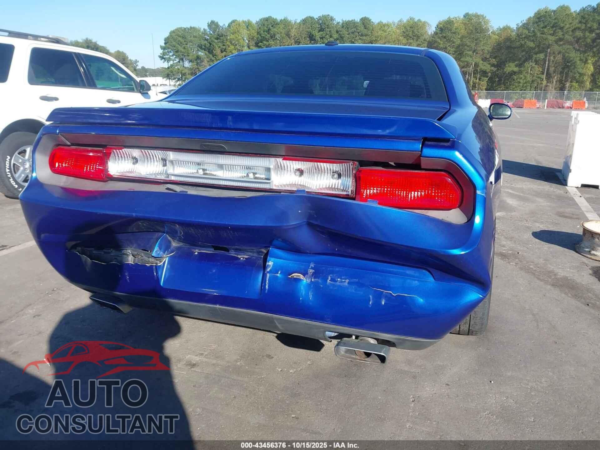 DODGE CHALLENGER 2012 - 2C3CDYAG2CH239064