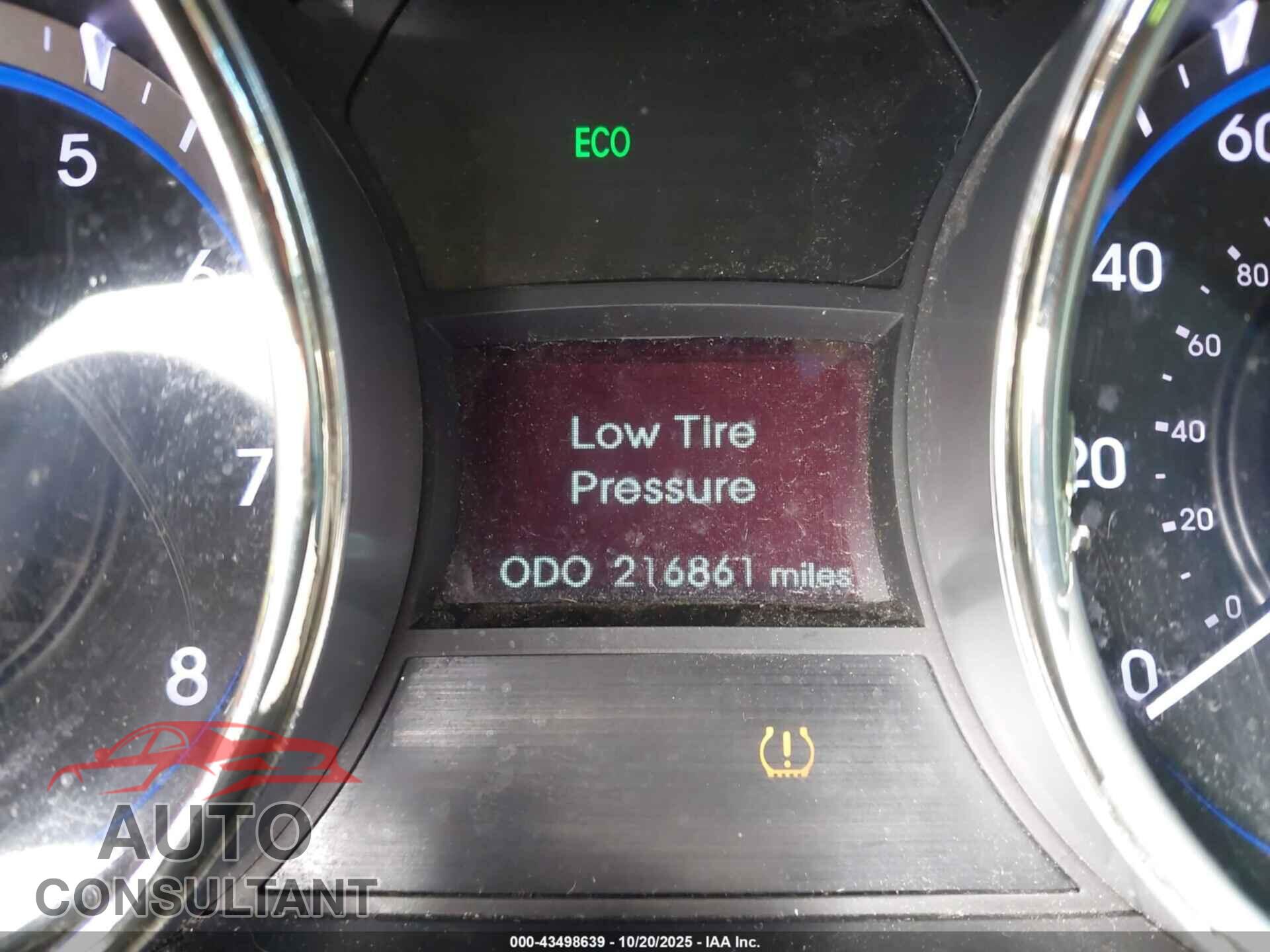 HYUNDAI SONATA 2012 - 5NPEC4AB2CH433332