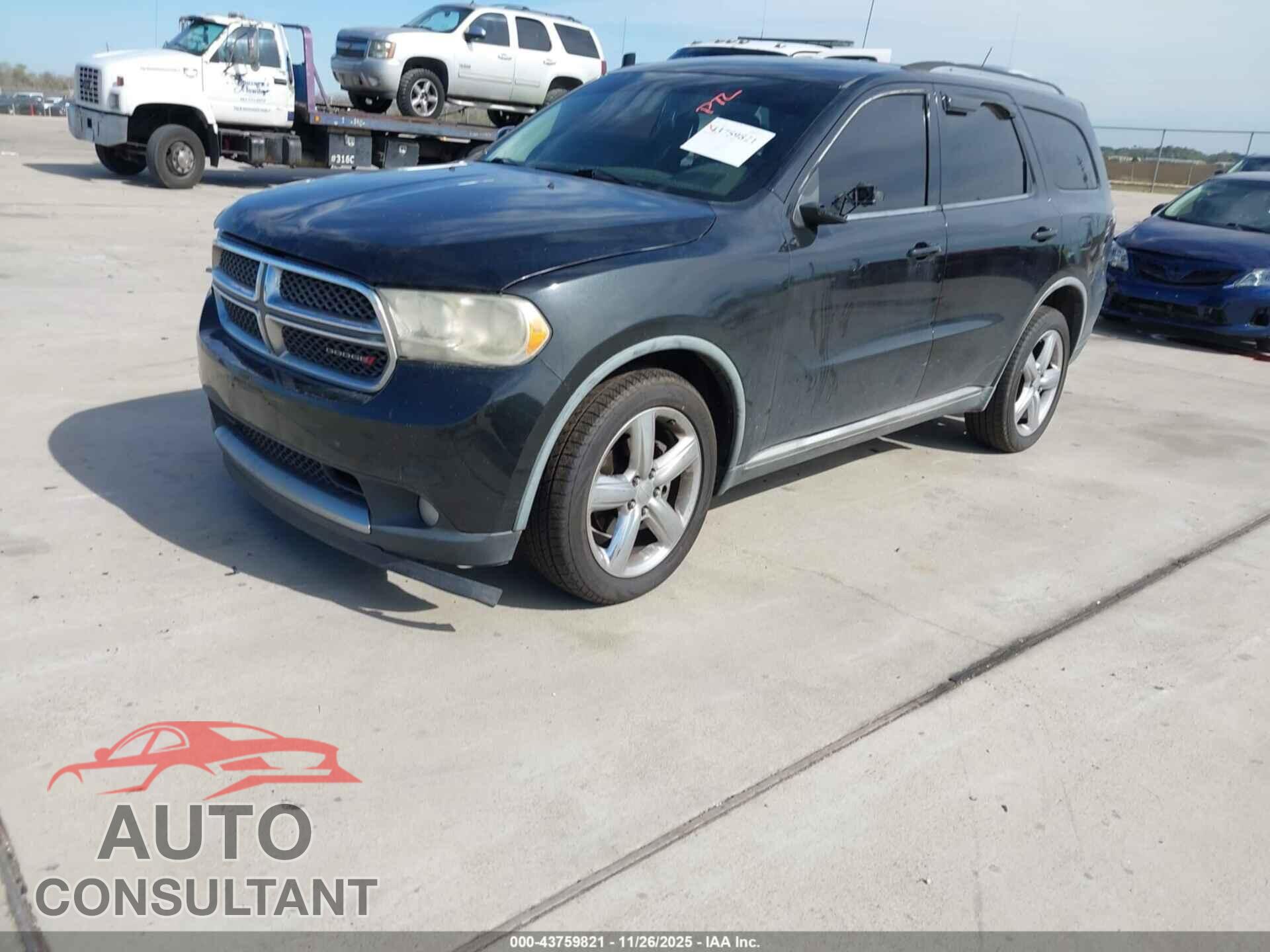 DODGE DURANGO 2012 - 1C4RDHAG9CC197453