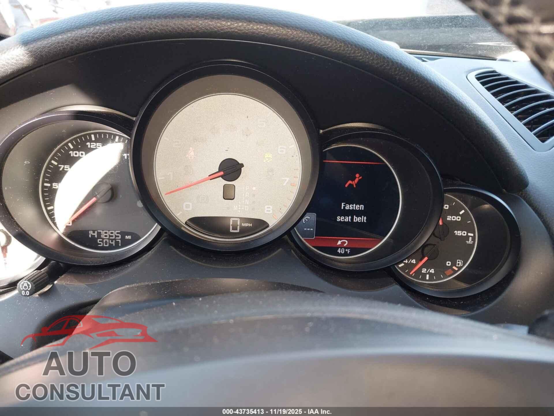 PORSCHE CAYENNE 2011 - WP1AB2A21BLA47662