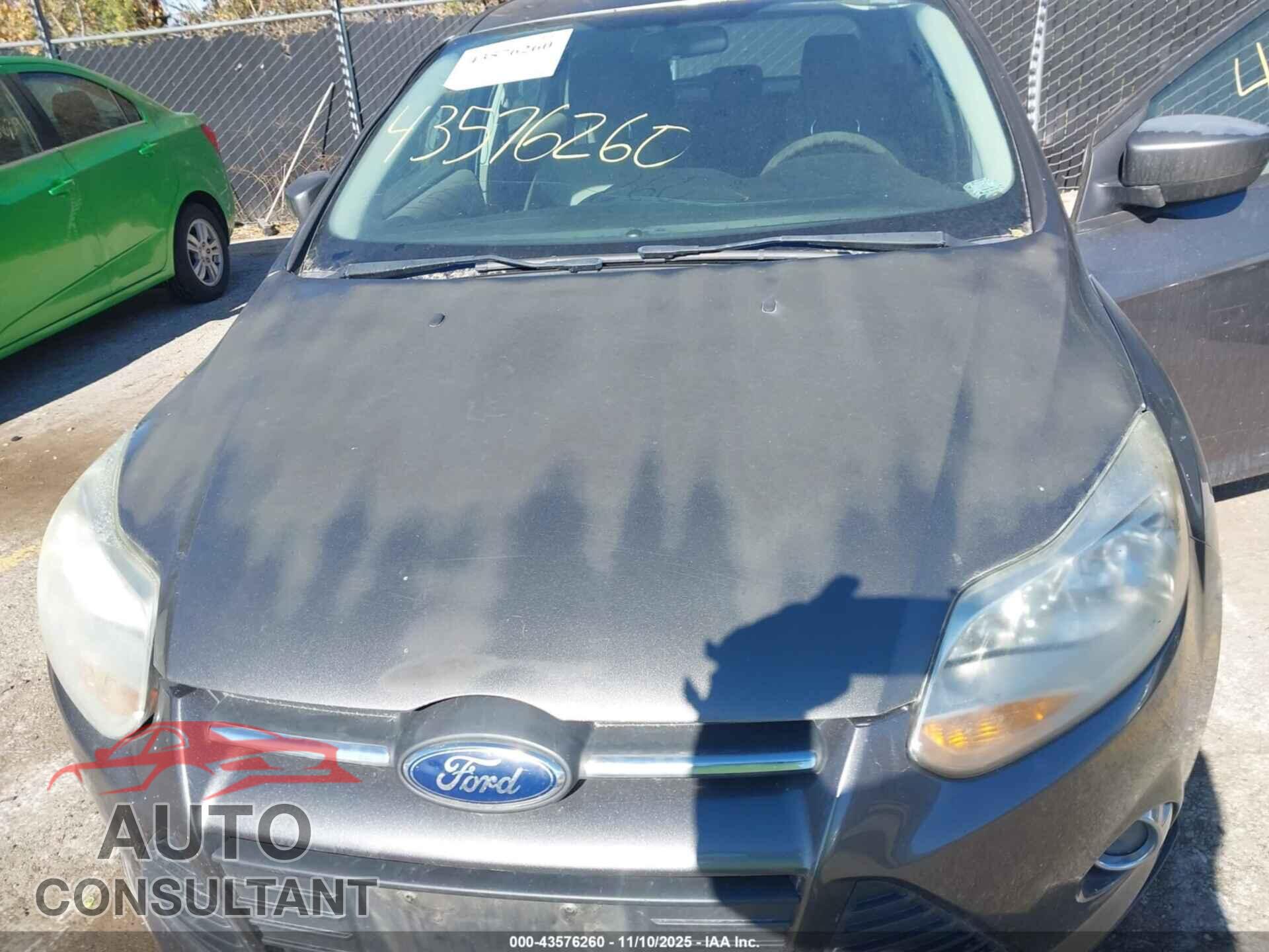 FORD FOCUS 2012 - 1FAHP3K2XCL129905