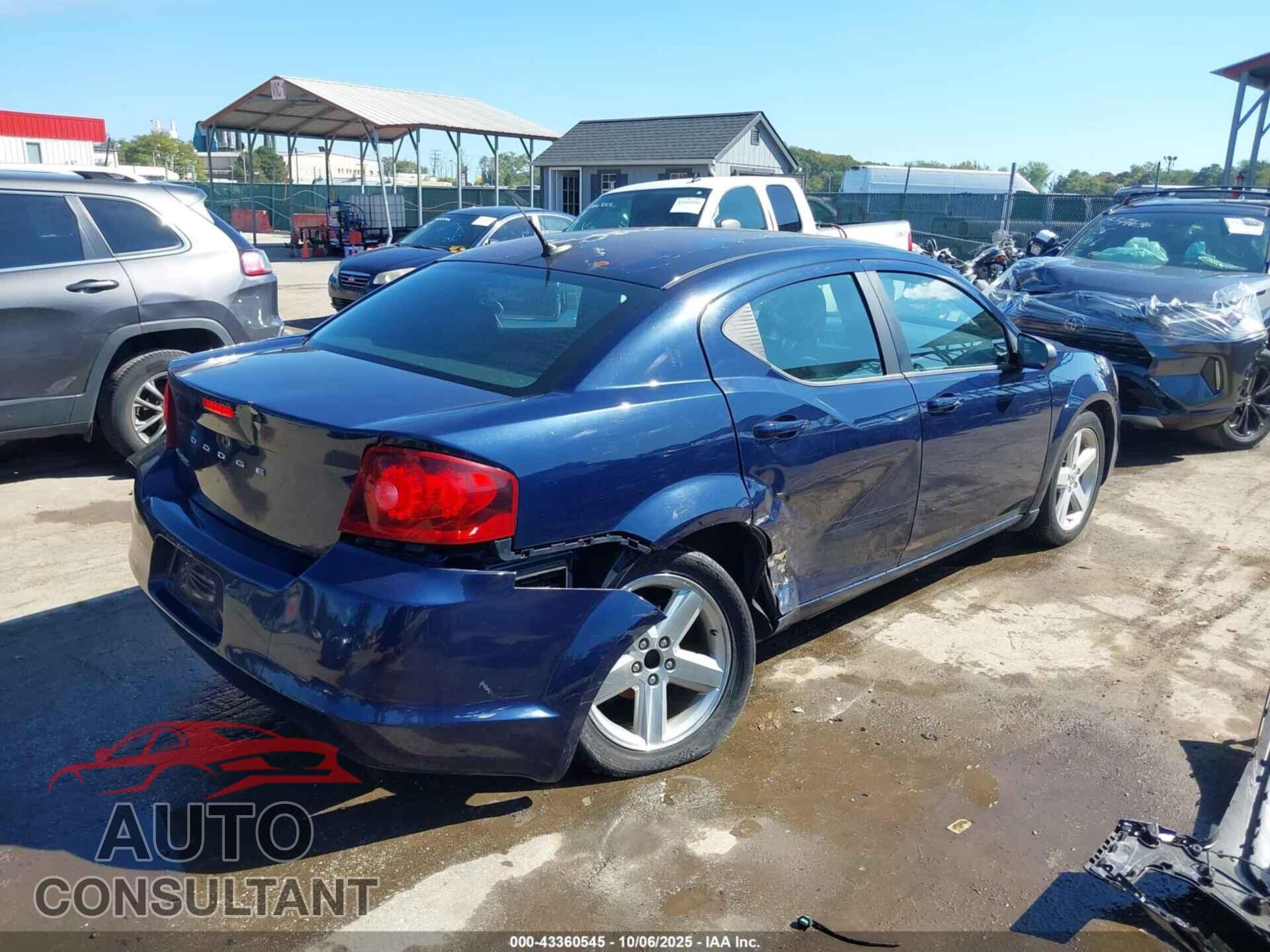 DODGE AVENGER 2013 - 1C3CDZAB5DN580929