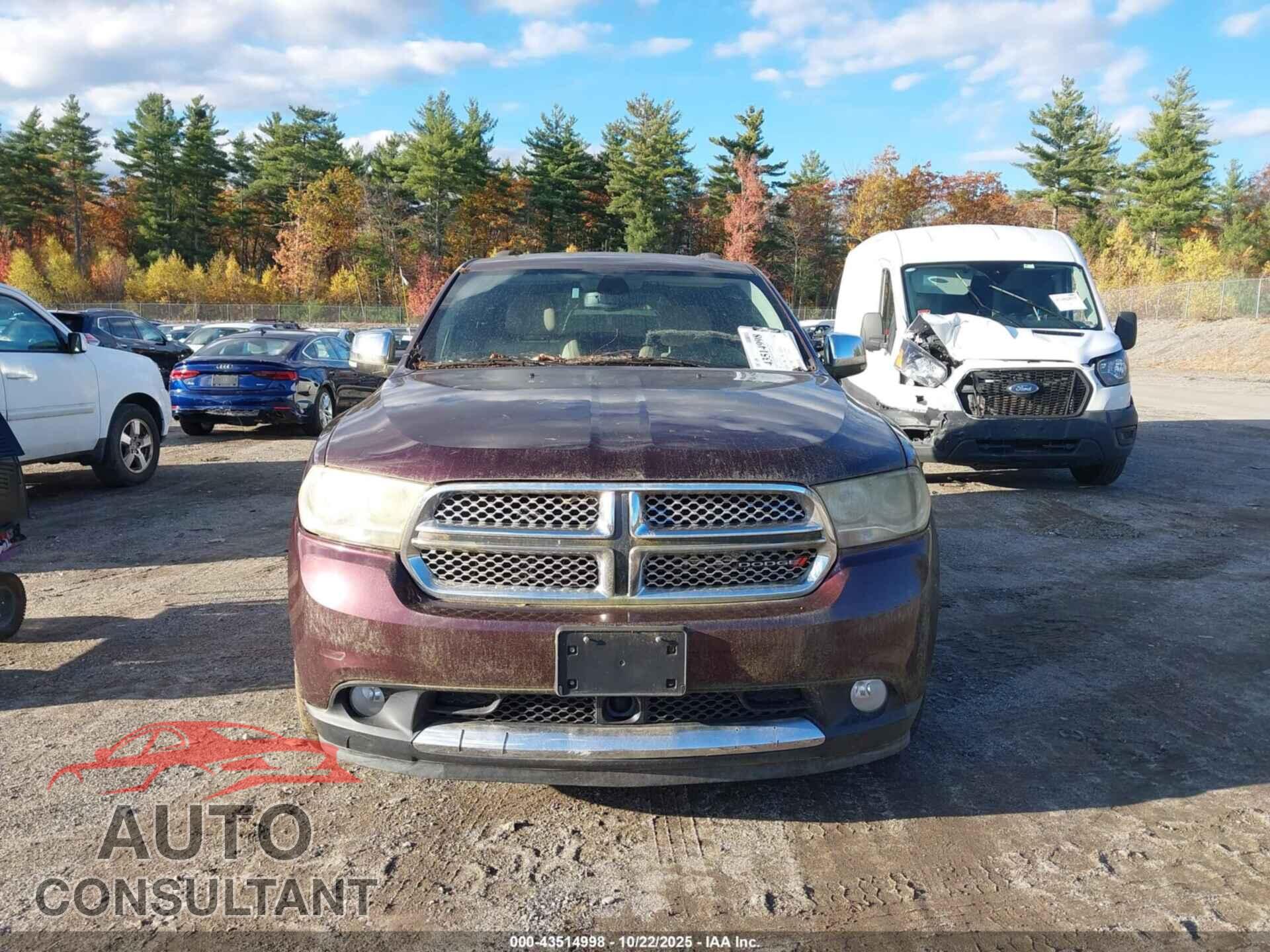 DODGE DURANGO 2012 - 1C4SDJET0CC331072