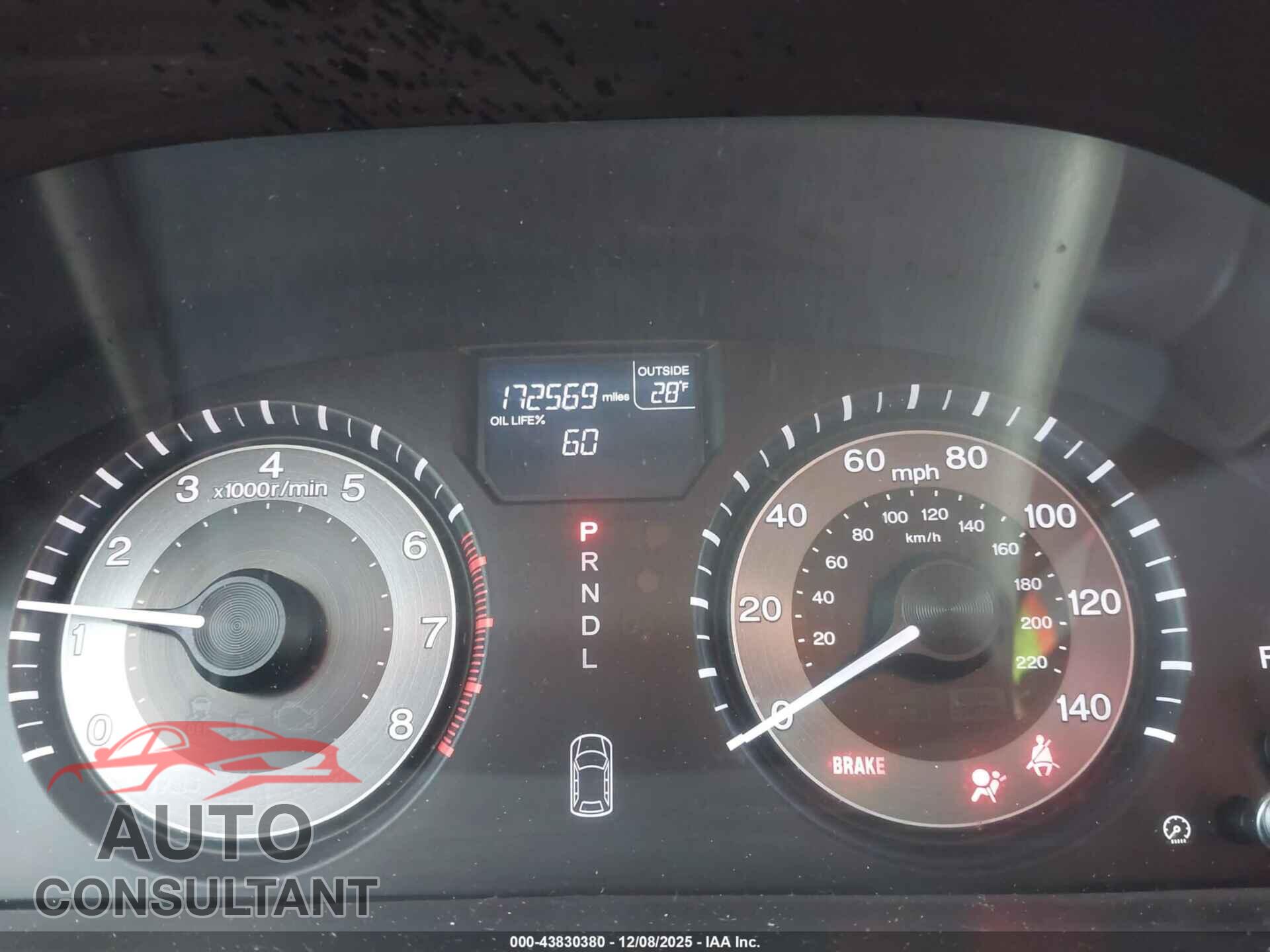 HONDA ODYSSEY 2016 - 5FNRL5H69GB016407