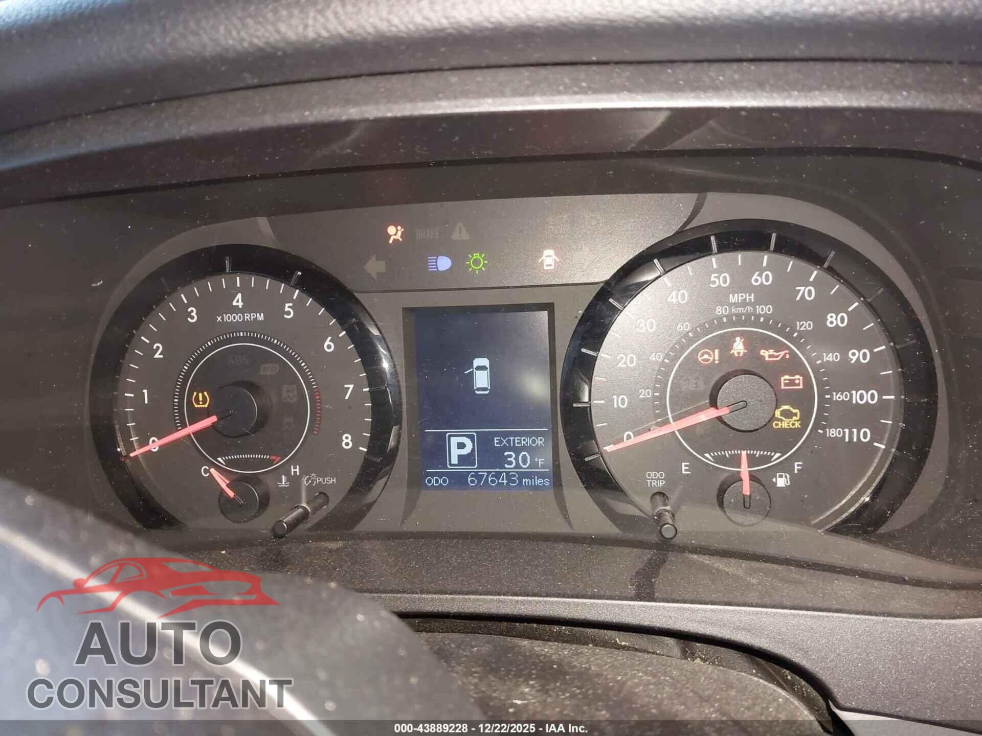 TOYOTA SIENNA 2017 - 5TDKZ3DC0HS856427