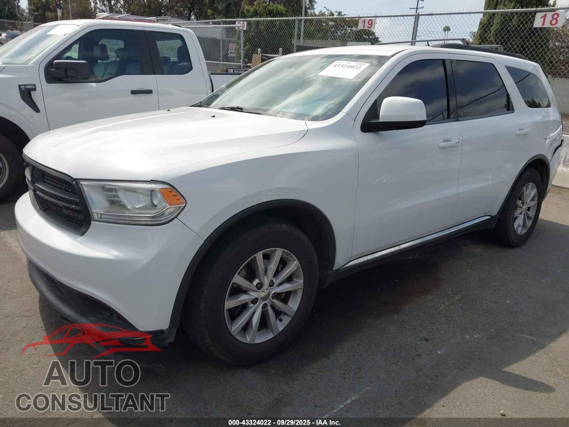 DODGE DURANGO 2015 - 1C4RDHAG9FC145597