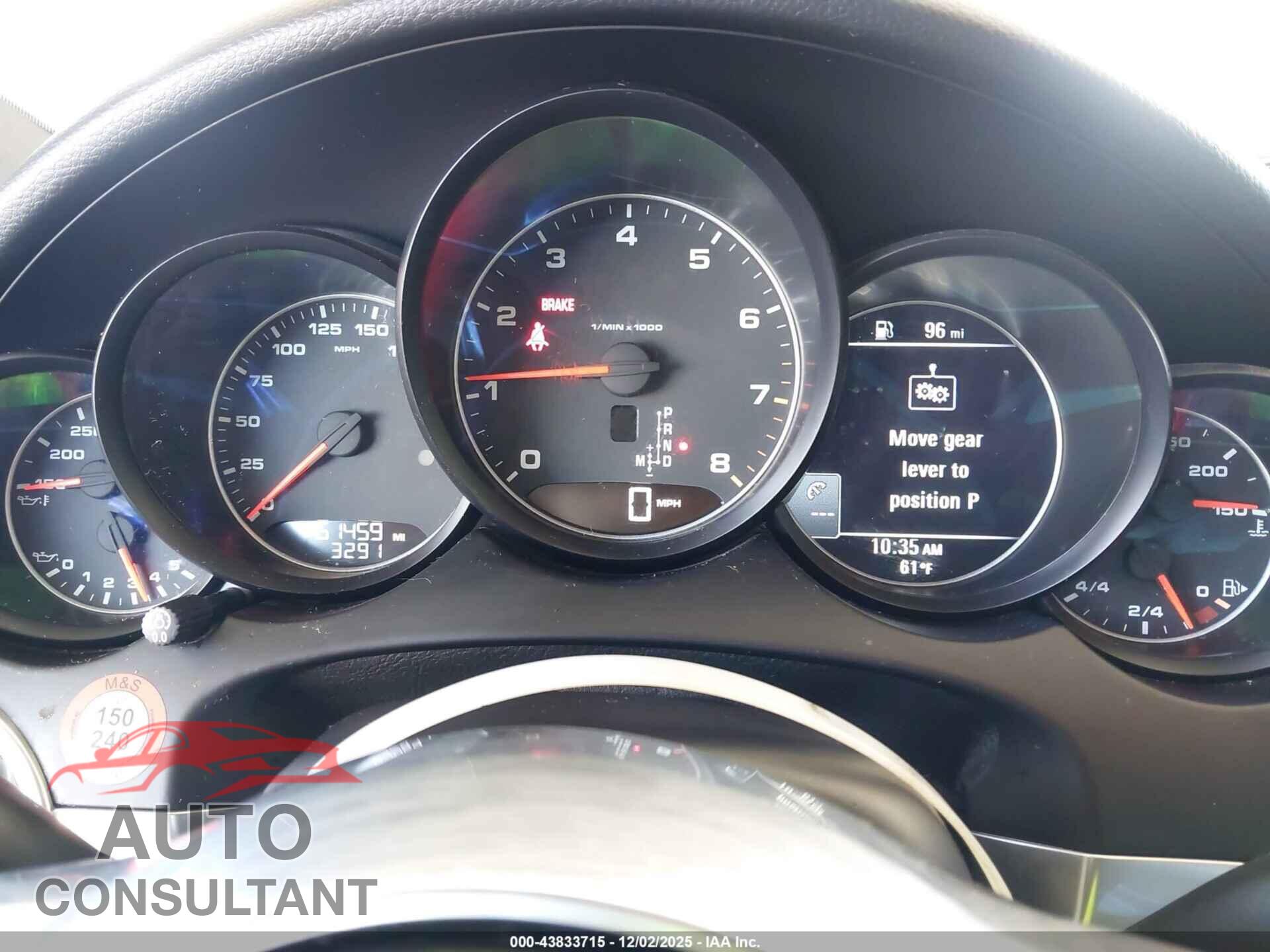 PORSCHE CAYENNE 2016 - WP1AA2A27GLA11002