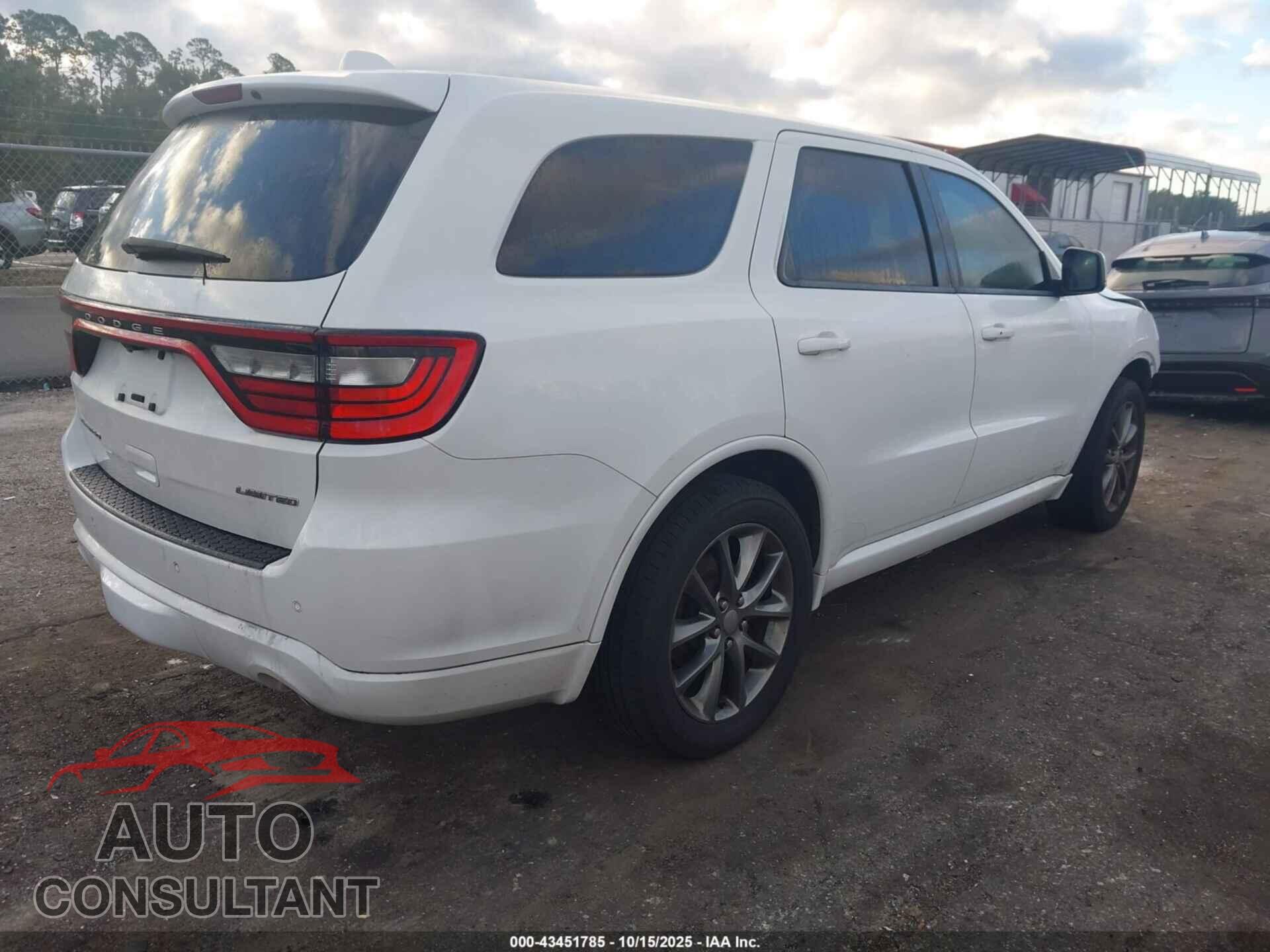 DODGE DURANGO 2015 - 1C4RDHDG6FC187687
