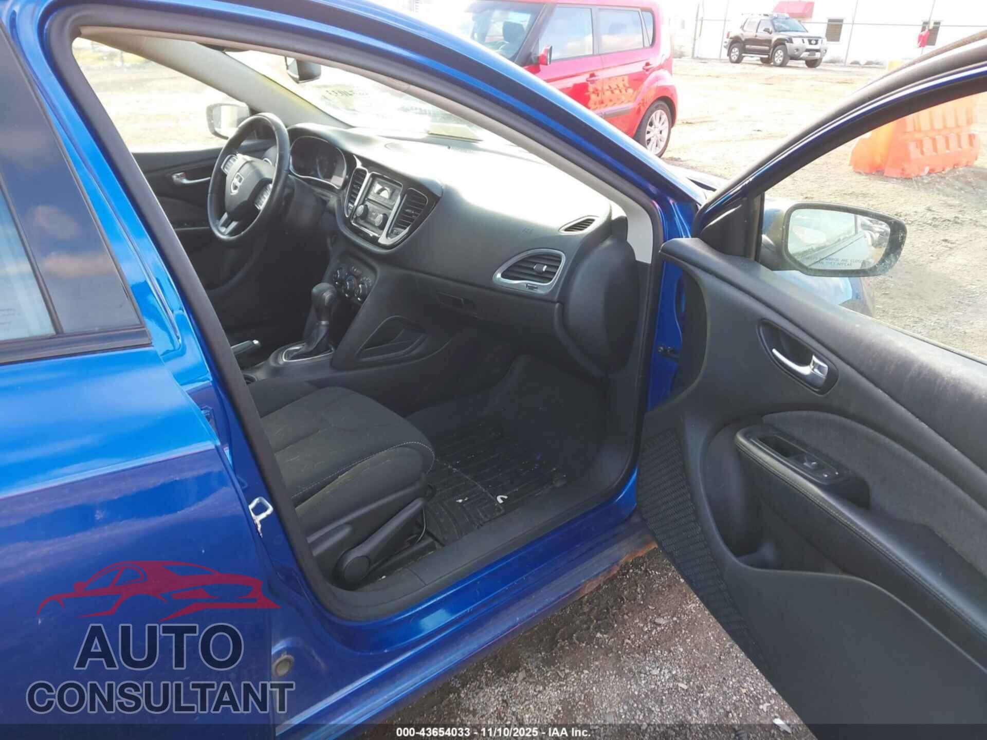 DODGE DART 2013 - 1C3CDFBA9DD298660