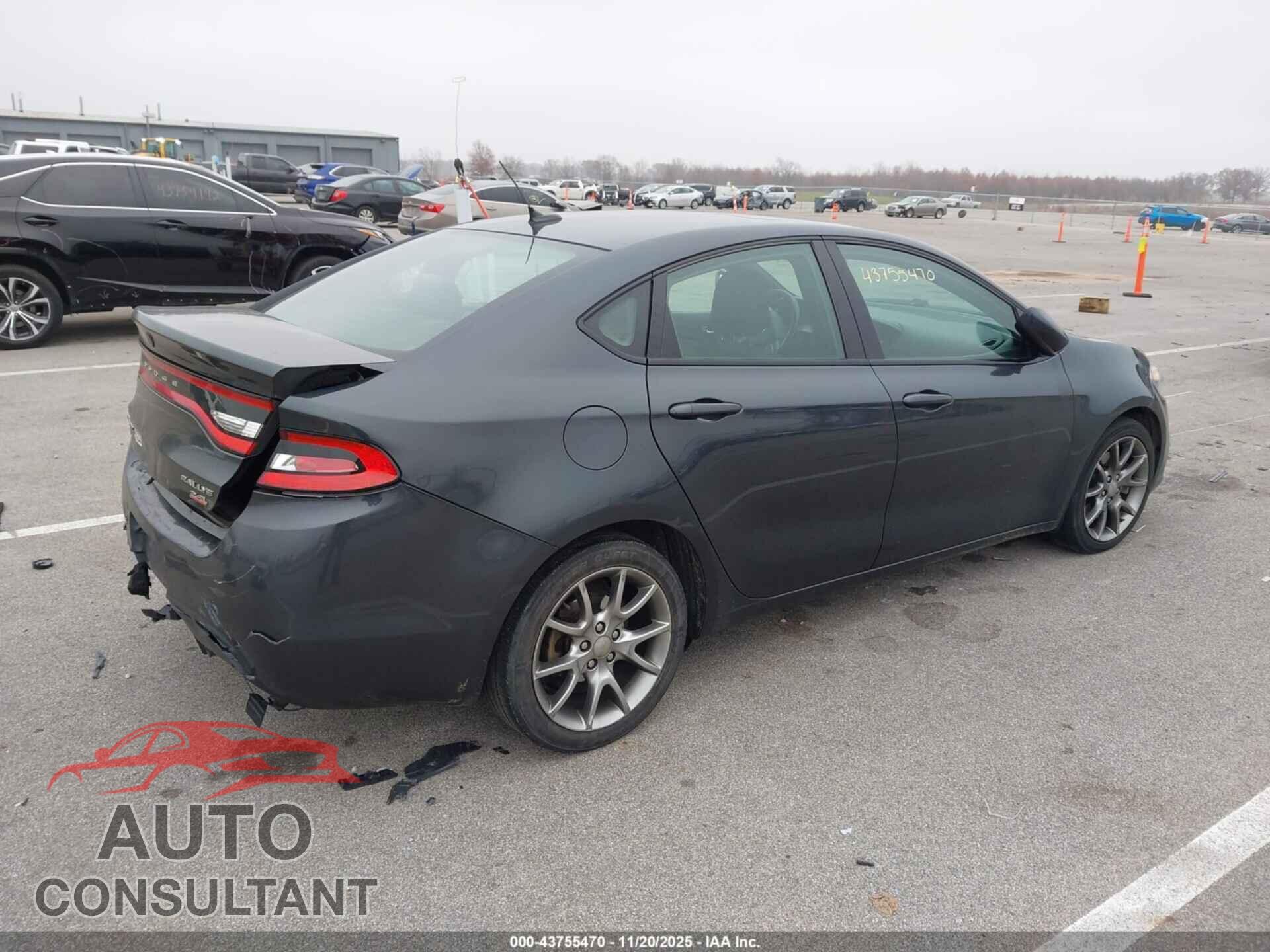 DODGE DART 2014 - 1C3CDFBB8ED668507