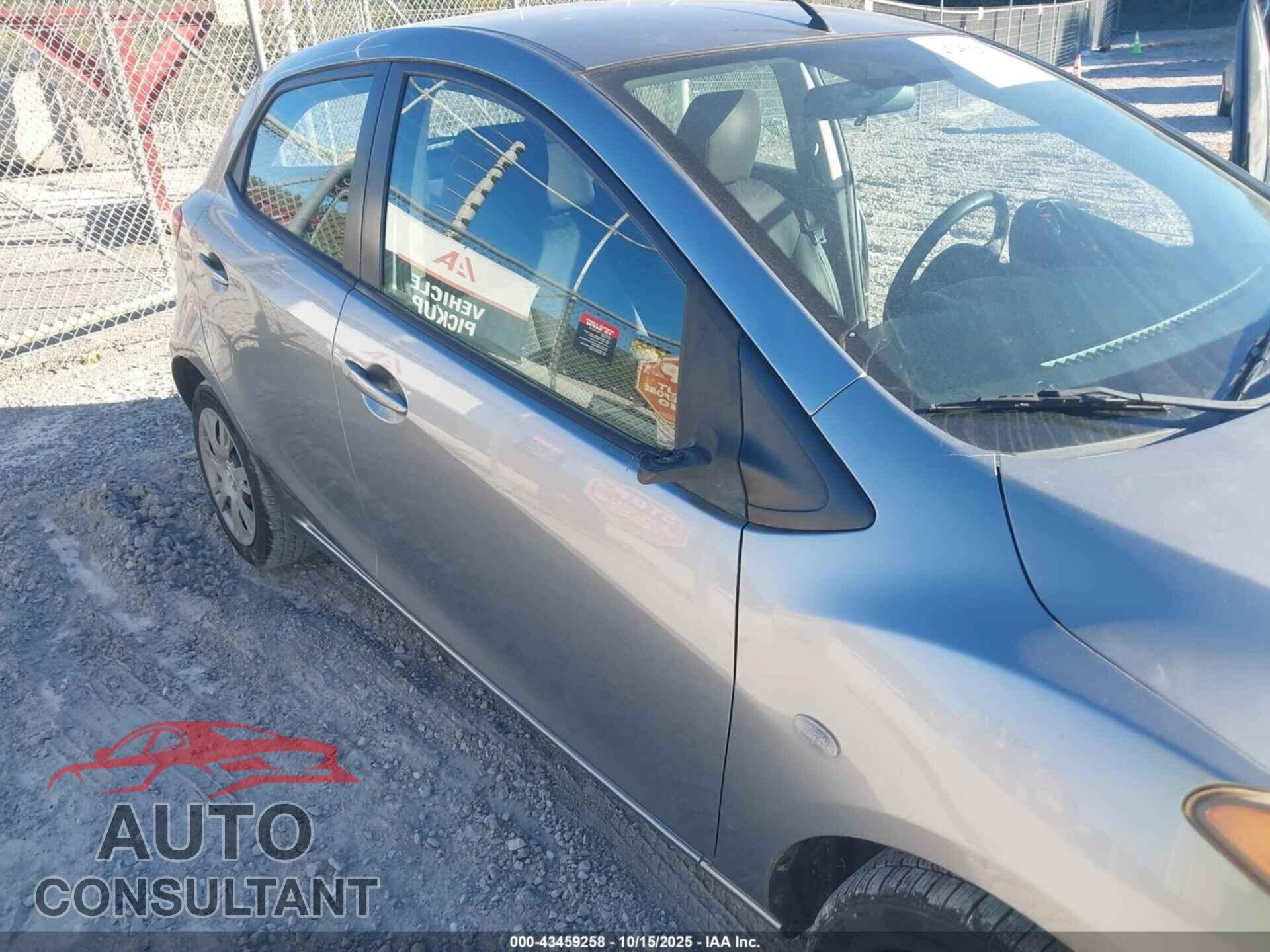 MAZDA MAZDA2 2012 - JM1DE1KY5C0142330