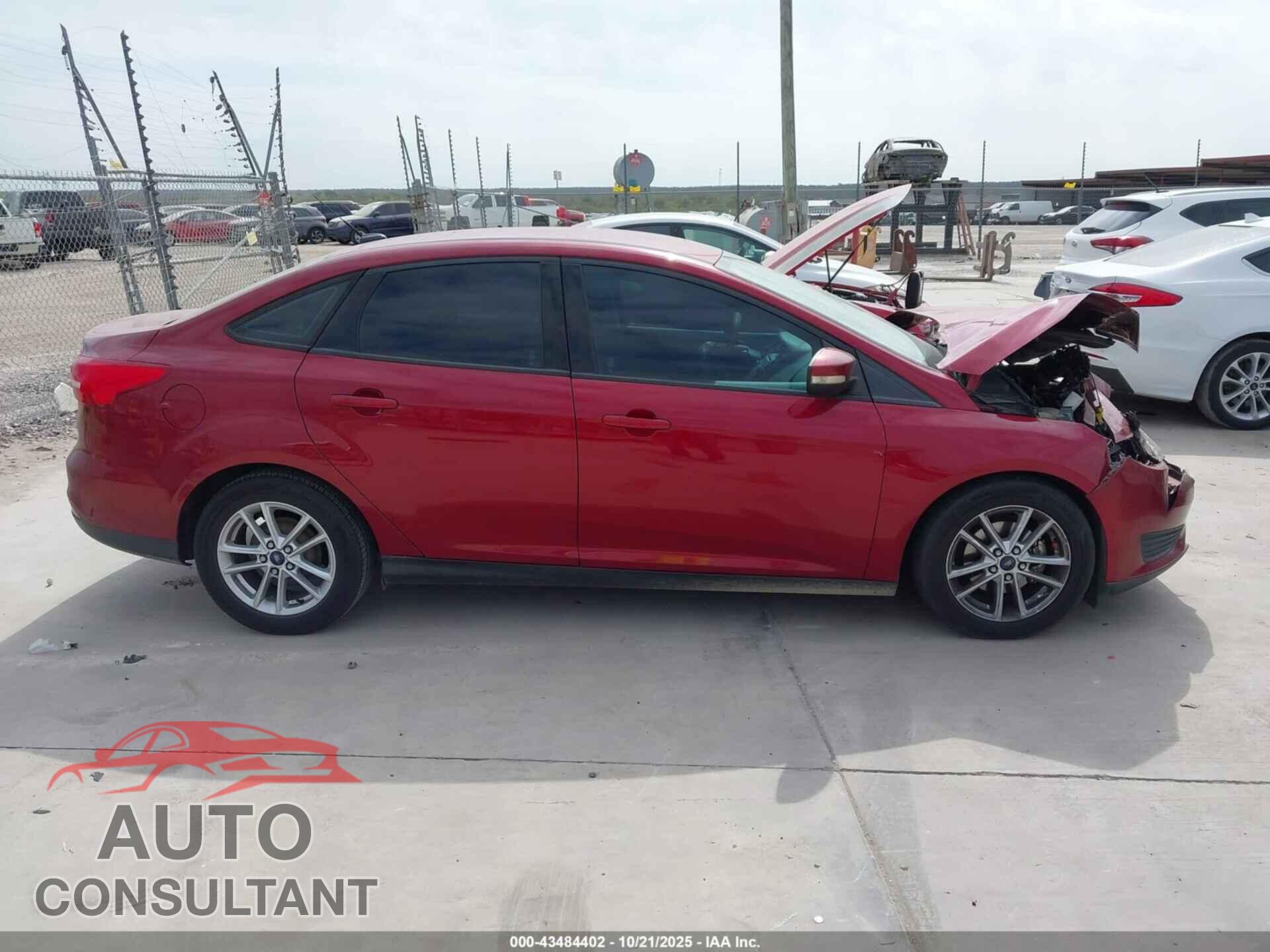 FORD FOCUS 2016 - 1FADP3F29GL288817