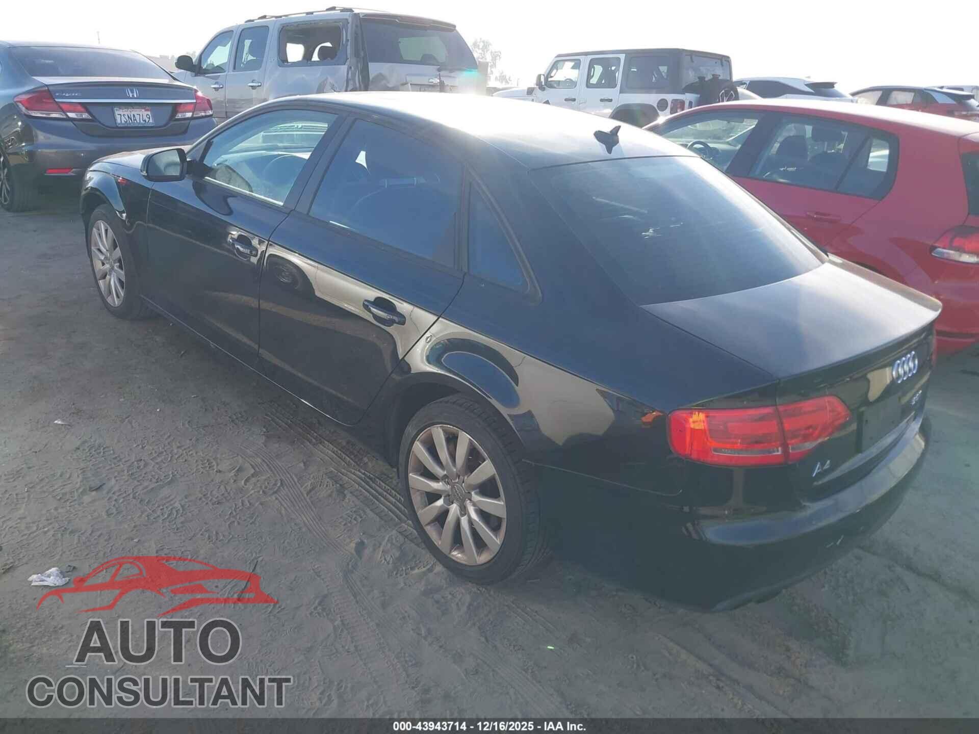 AUDI A4 2012 - WAUAFAFL7CN009678
