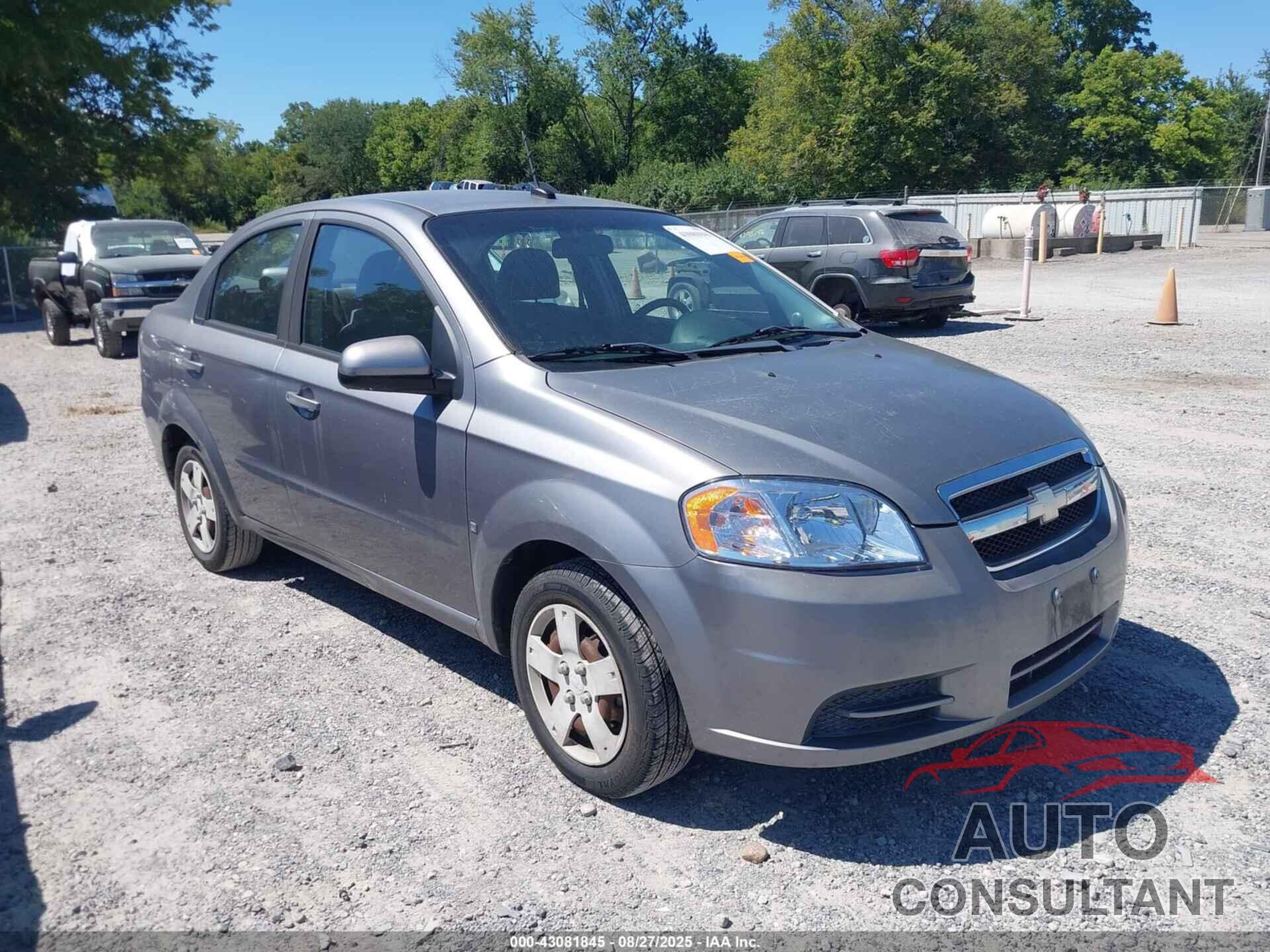 CHEVROLET AVEO 2009 - KL1TD56E59B607697
