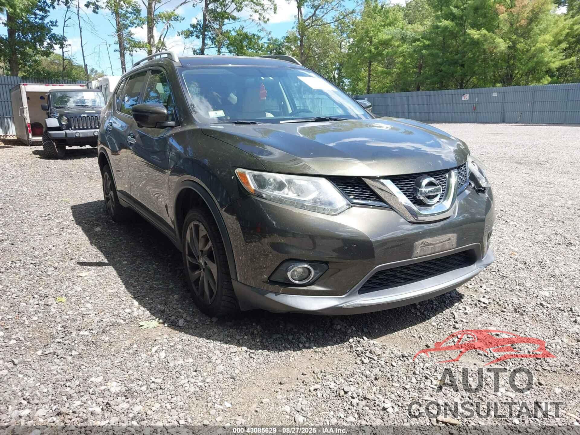 NISSAN ROGUE 2016 - 5N1AT2MV9GC772434