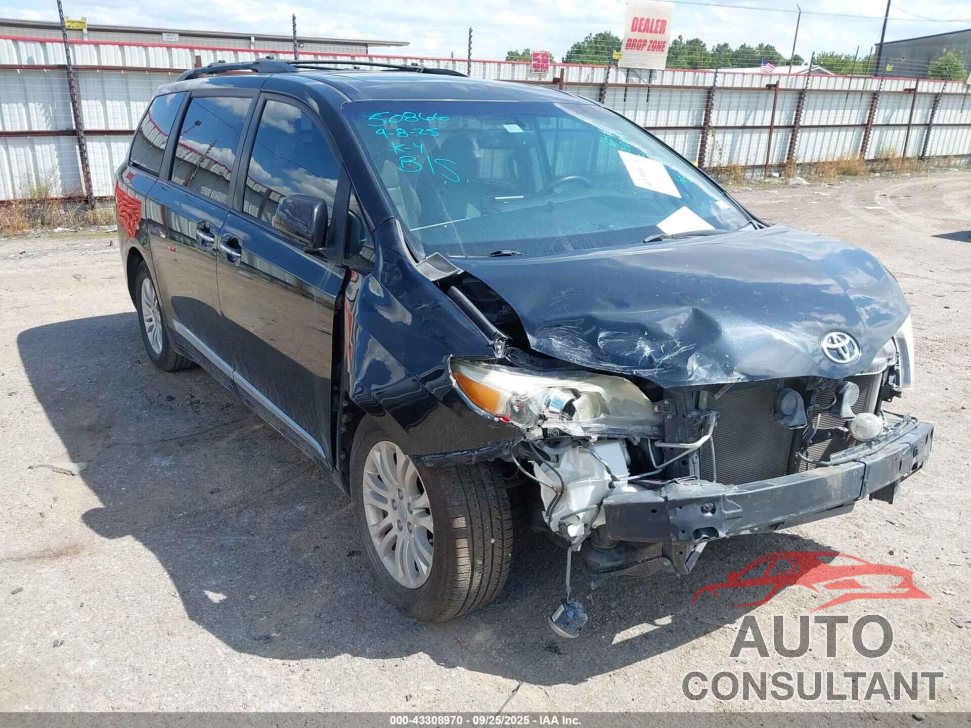 TOYOTA SIENNA 2015 - 5TDYK3DC0FS534334