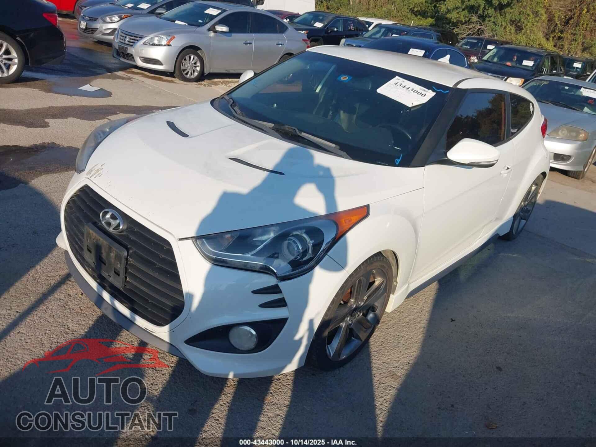 HYUNDAI VELOSTER 2014 - KMHTC6AE1EU192591