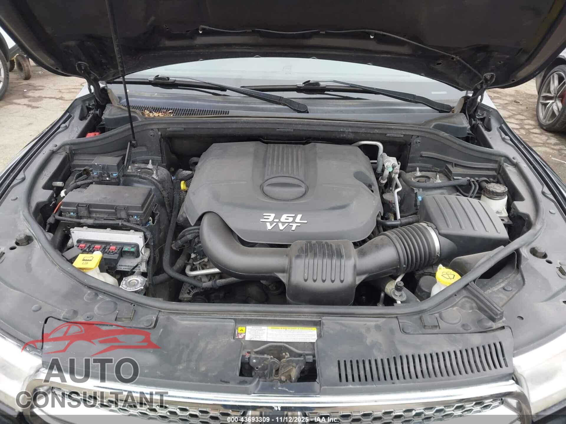 DODGE DURANGO 2012 - 1C4RDJEG6CC147689