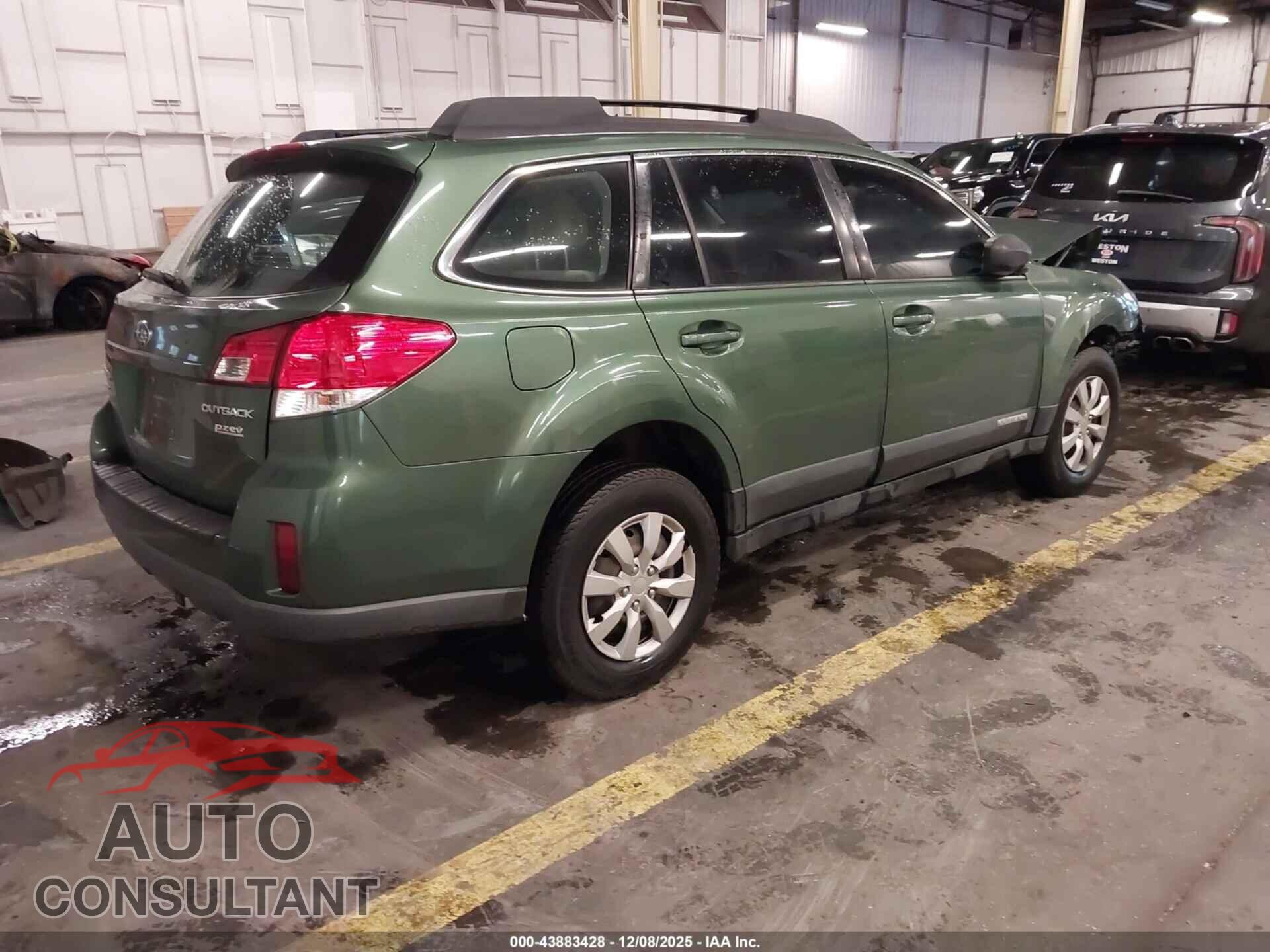 SUBARU OUTBACK 2011 - 4S4BRBAC4B3333995