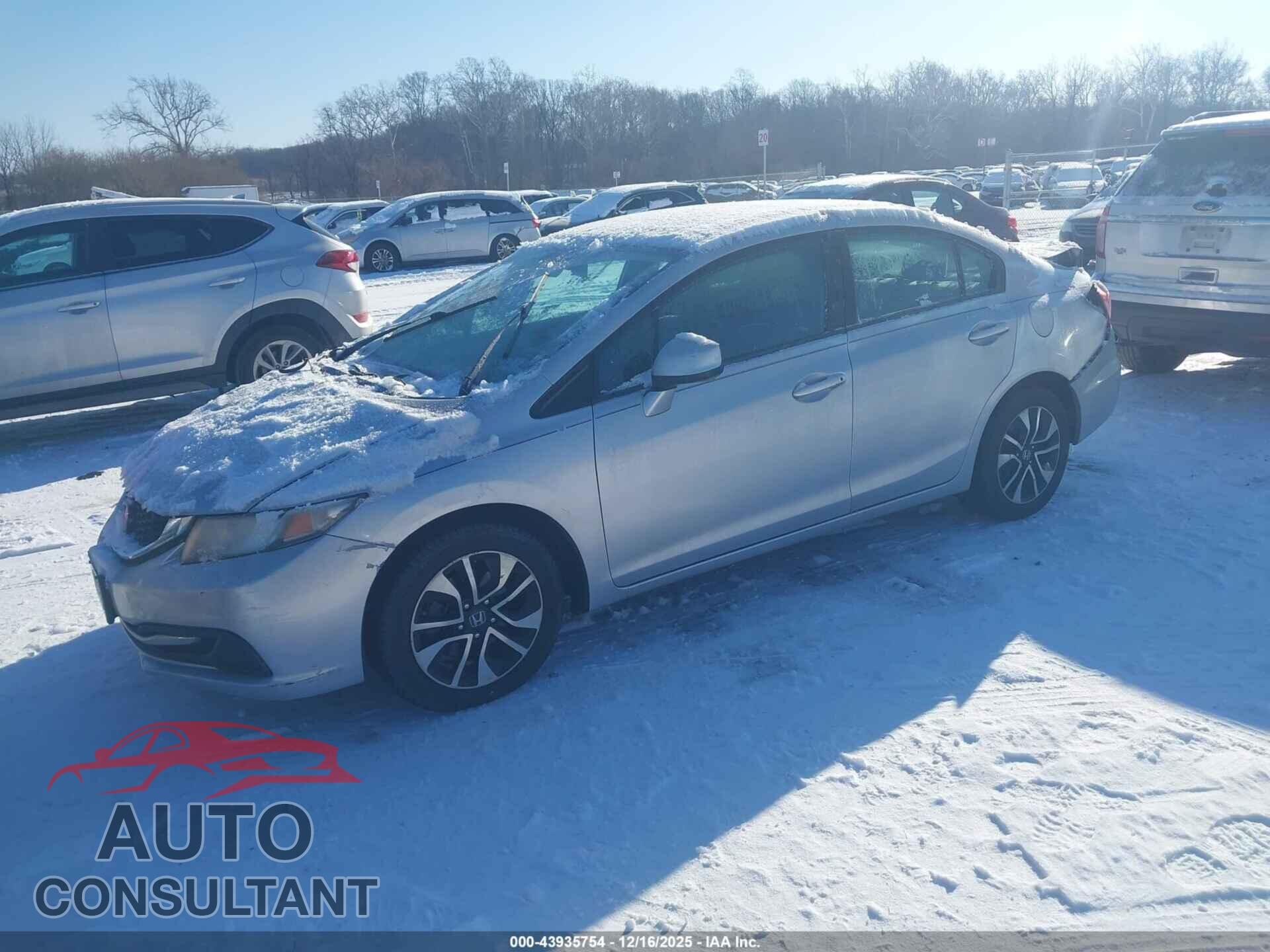HONDA CIVIC 2013 - 19XFB2F83DE245272