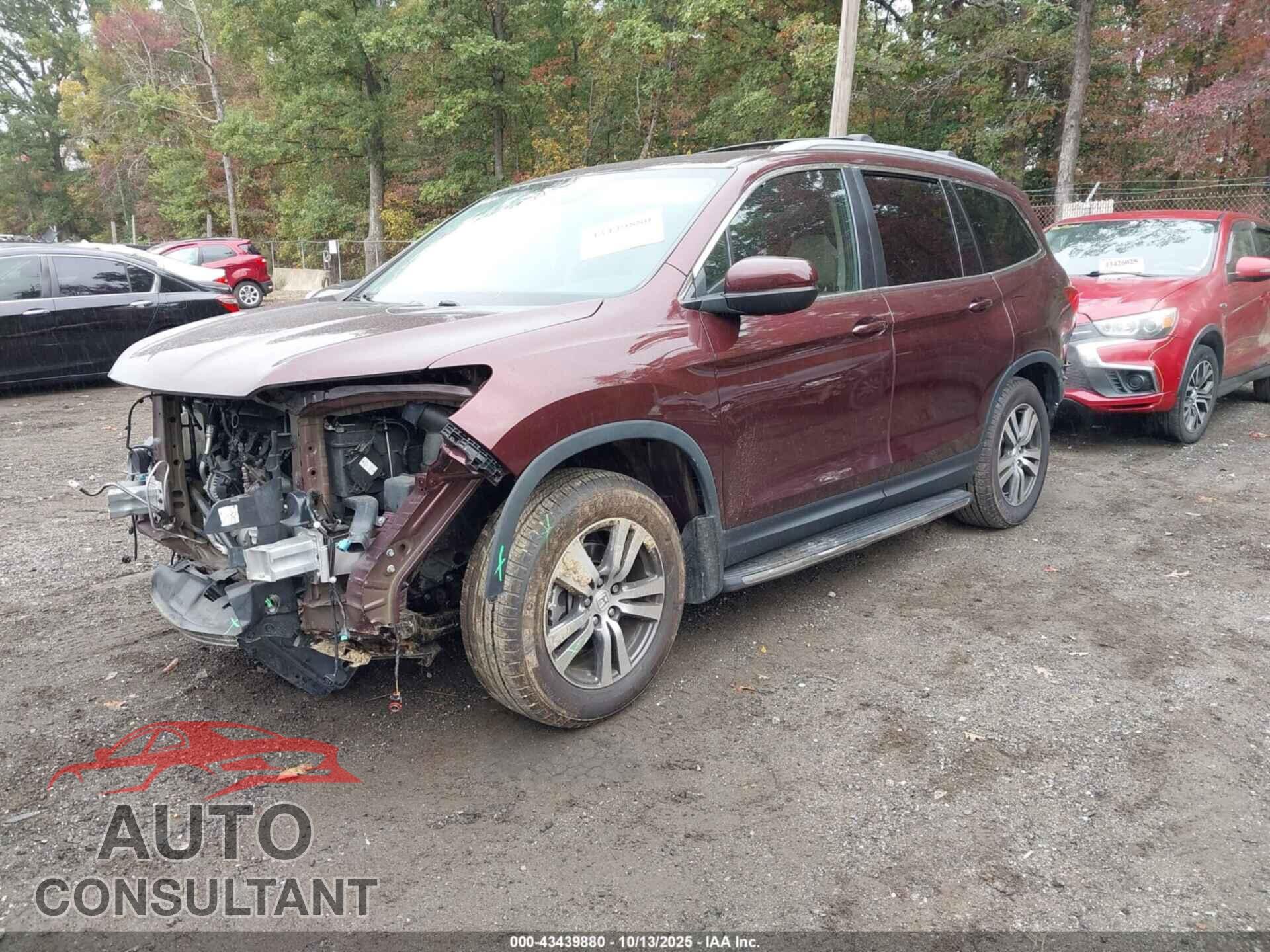 HONDA PILOT 2017 - 5FNYF6H61HB059052