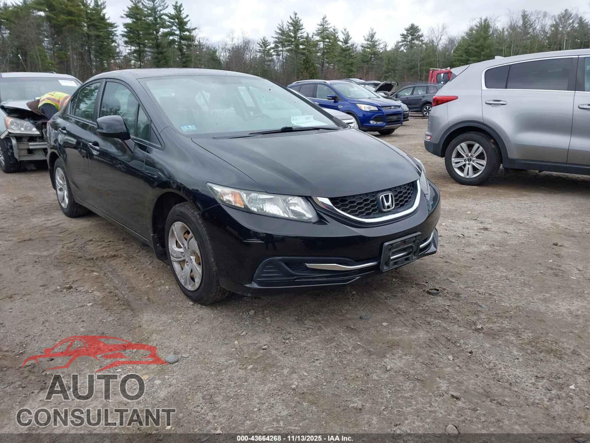 HONDA CIVIC 2013 - 2HGFB2F50DH524724