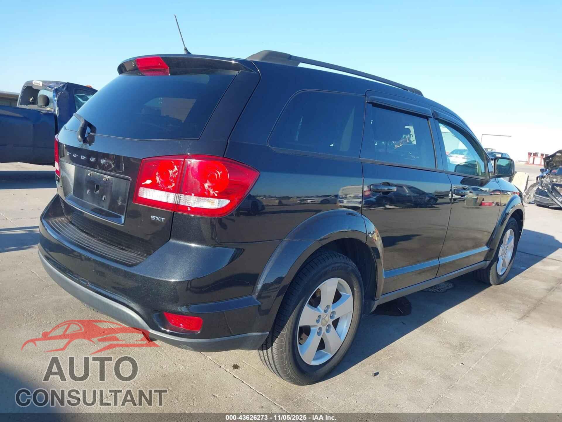 DODGE JOURNEY 2012 - 3C4PDCBB6CT368483