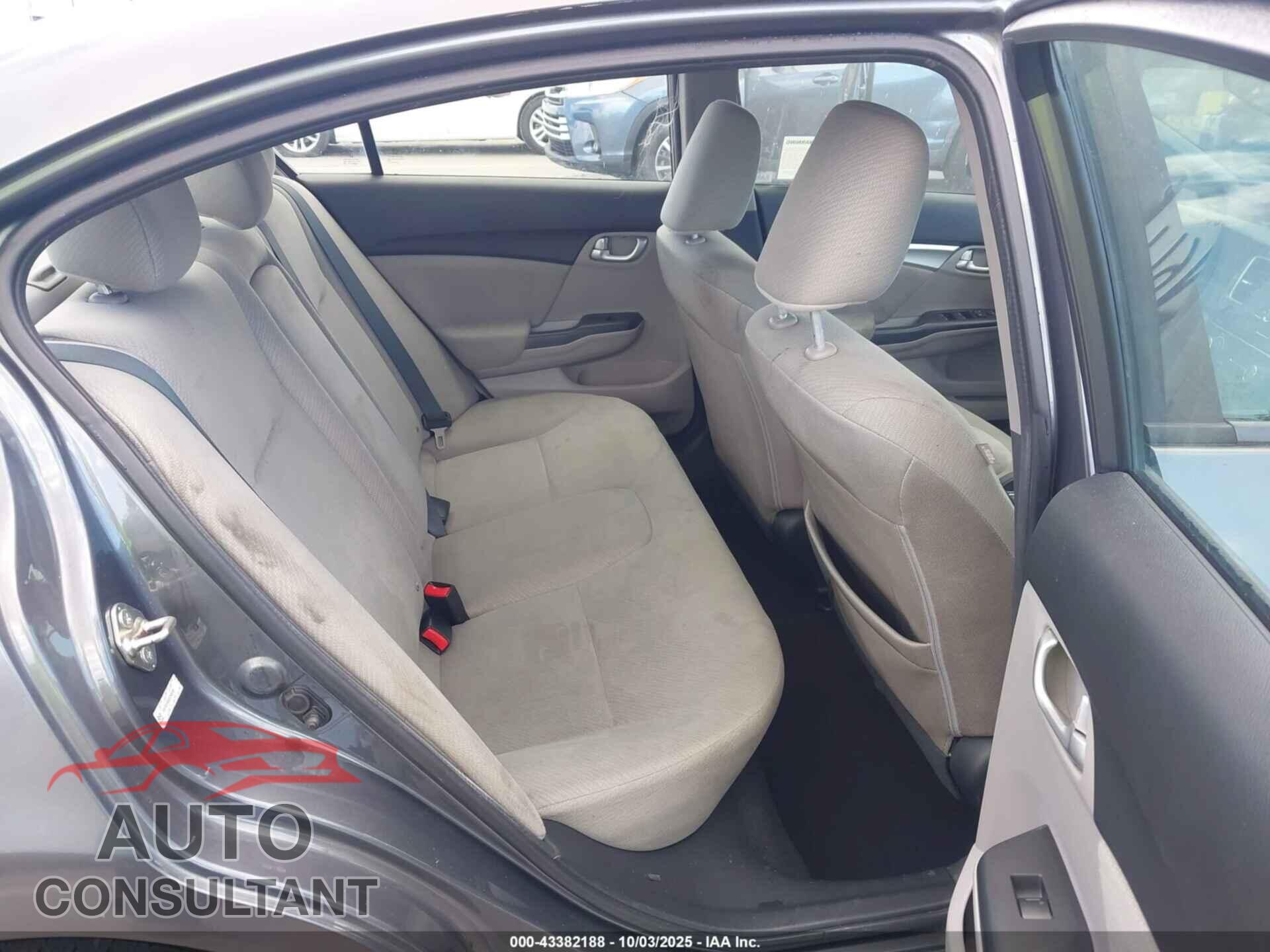 HONDA CIVIC 2013 - 19XFB2F85DE268245