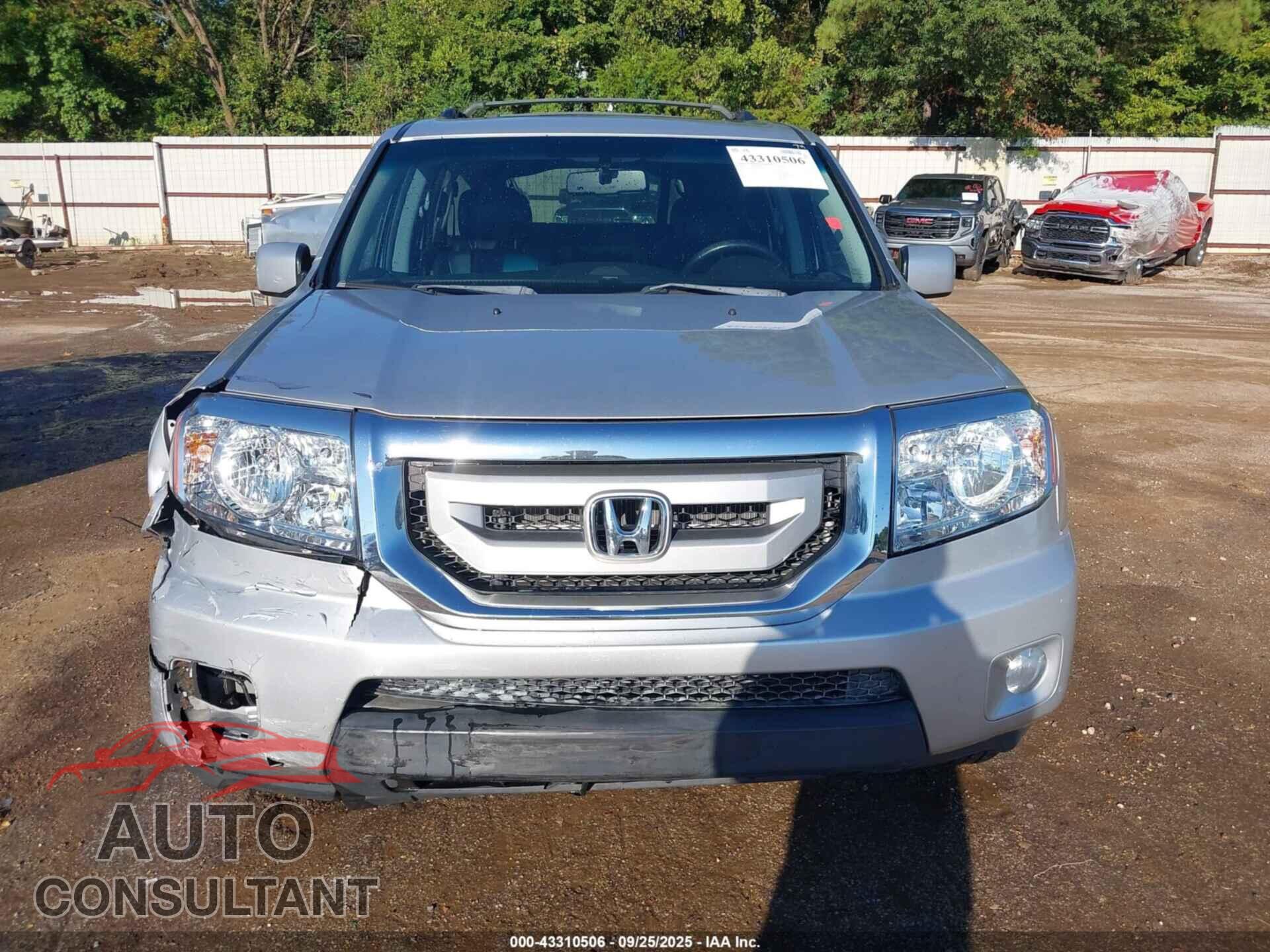HONDA PILOT 2011 - 5FNYF3H65BB014380