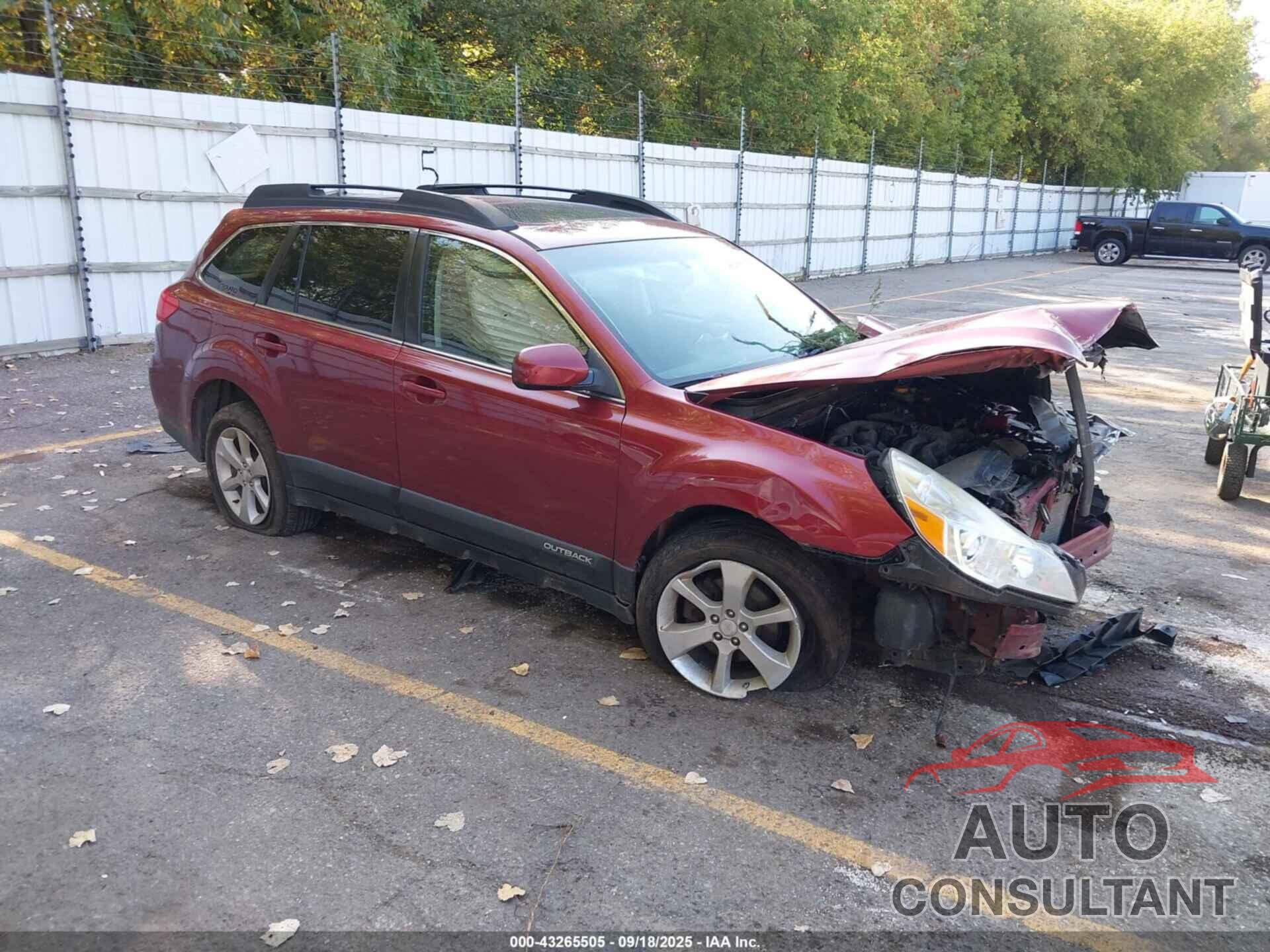 SUBARU OUTBACK 2013 - 4S4BRCGC7D3309397