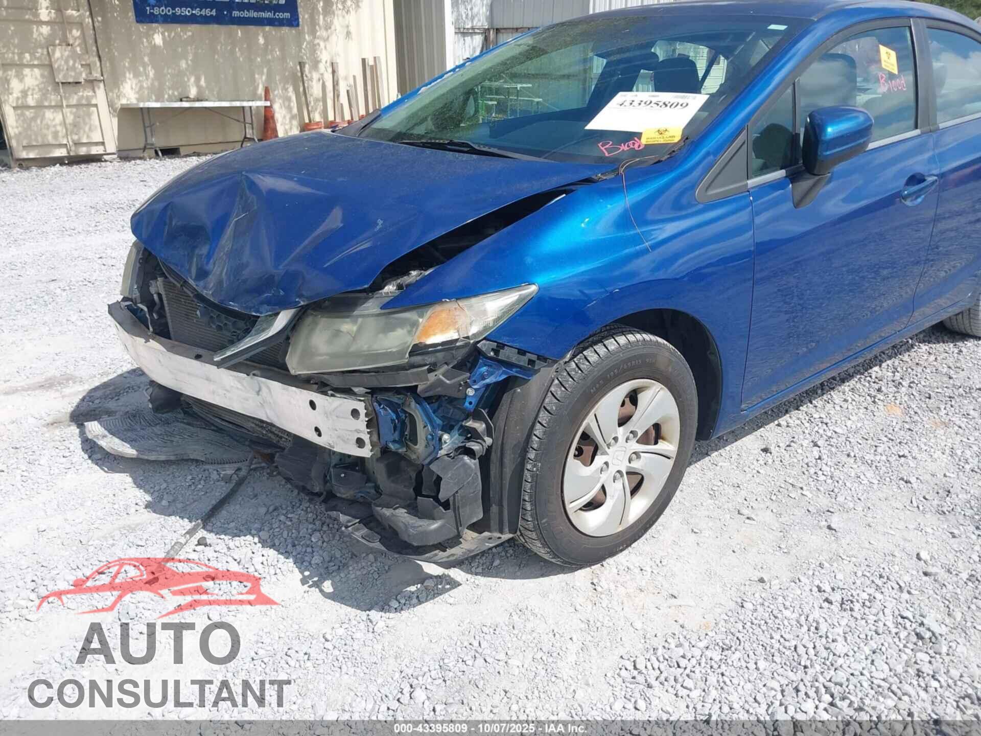 HONDA CIVIC 2014 - 19XFB2F52EE014127
