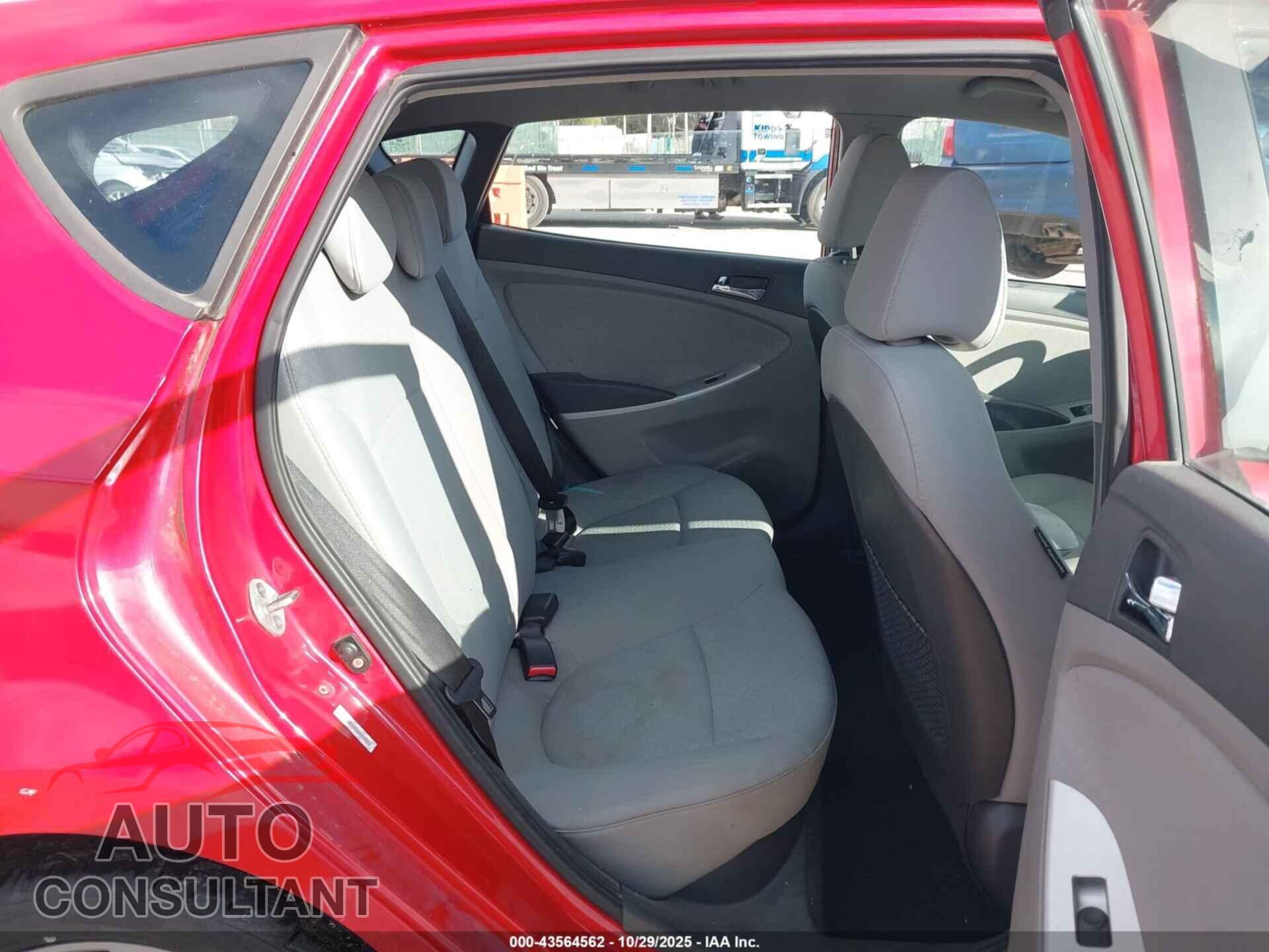 HYUNDAI ACCENT 2012 - KMHCU5AE8CU021180