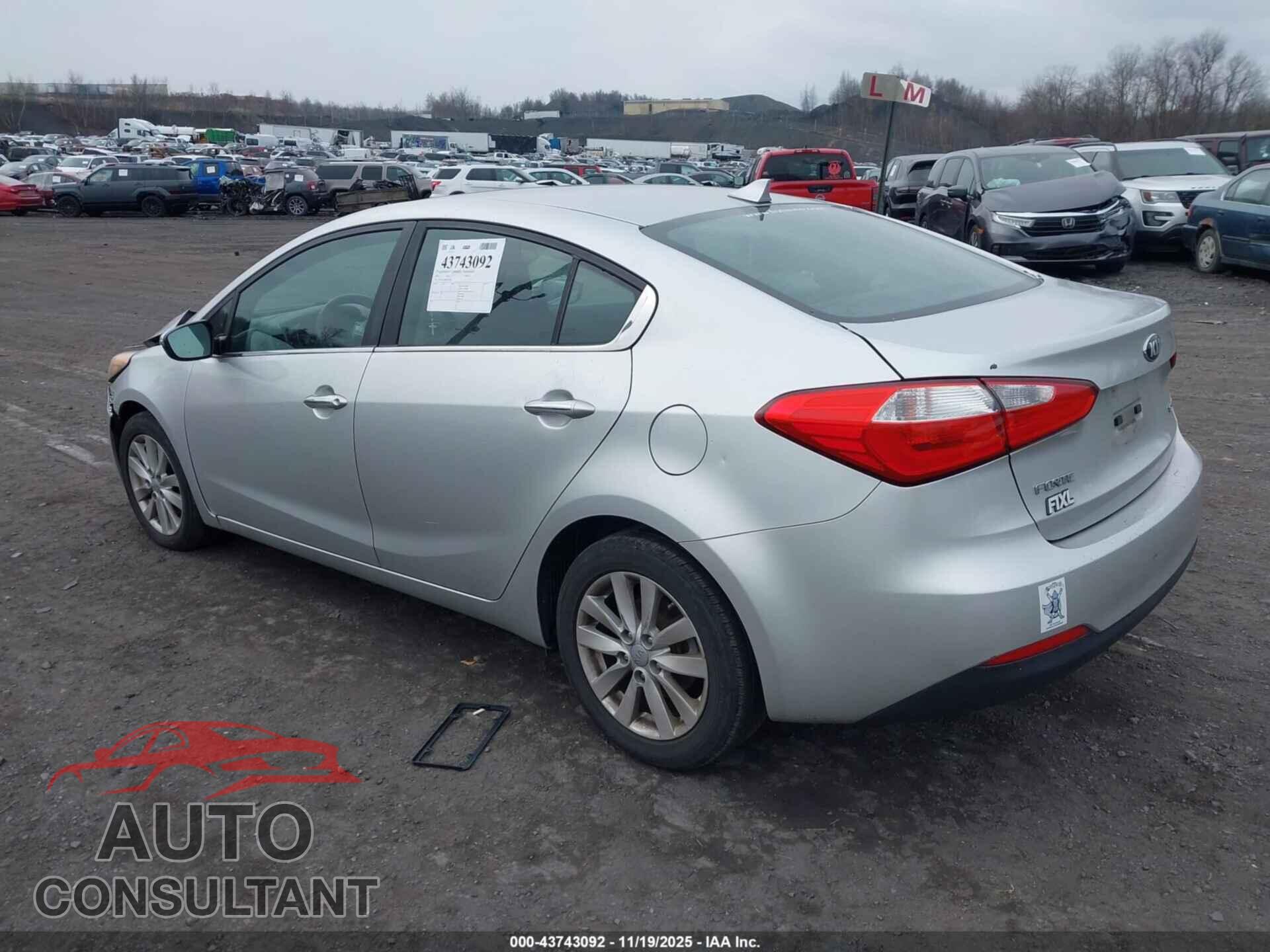 KIA FORTE 2014 - KNAFX4A86E5141602