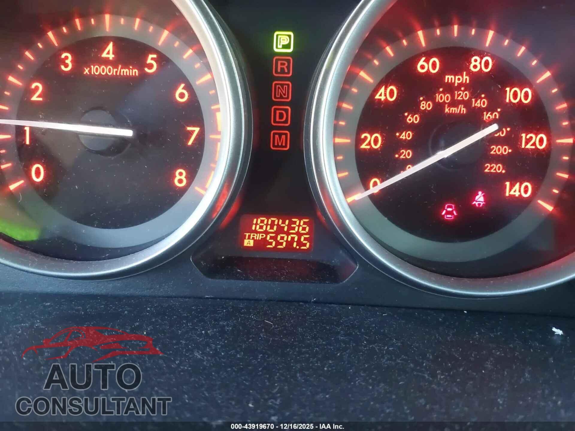 MAZDA CX-9 2010 - JM3TB2MA8A0206357