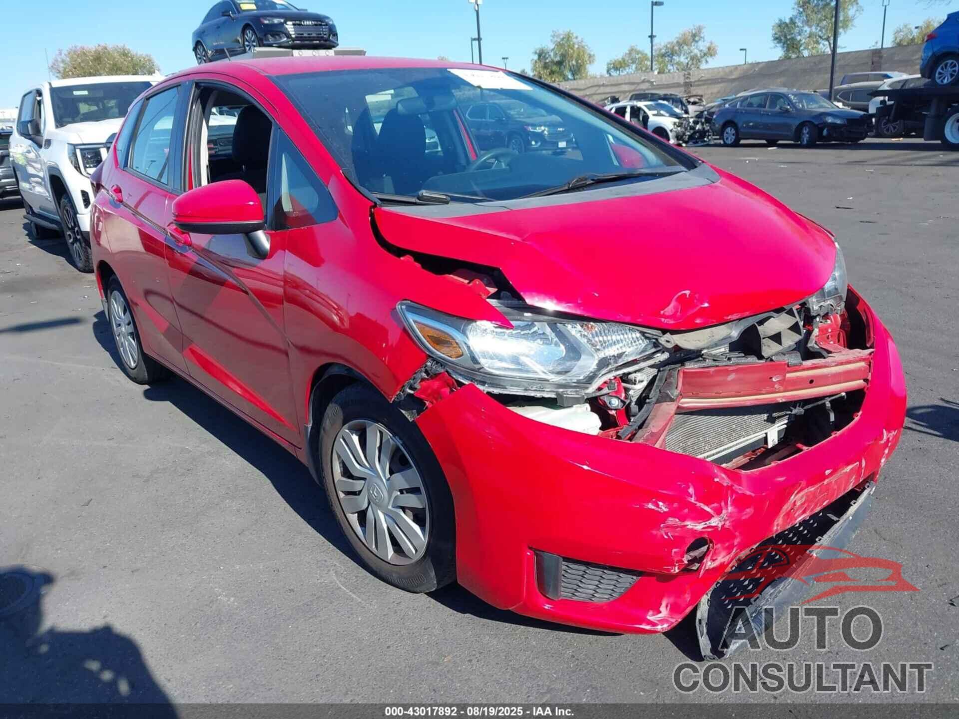 HONDA FIT 2017 - 3HGGK5H52HM711649