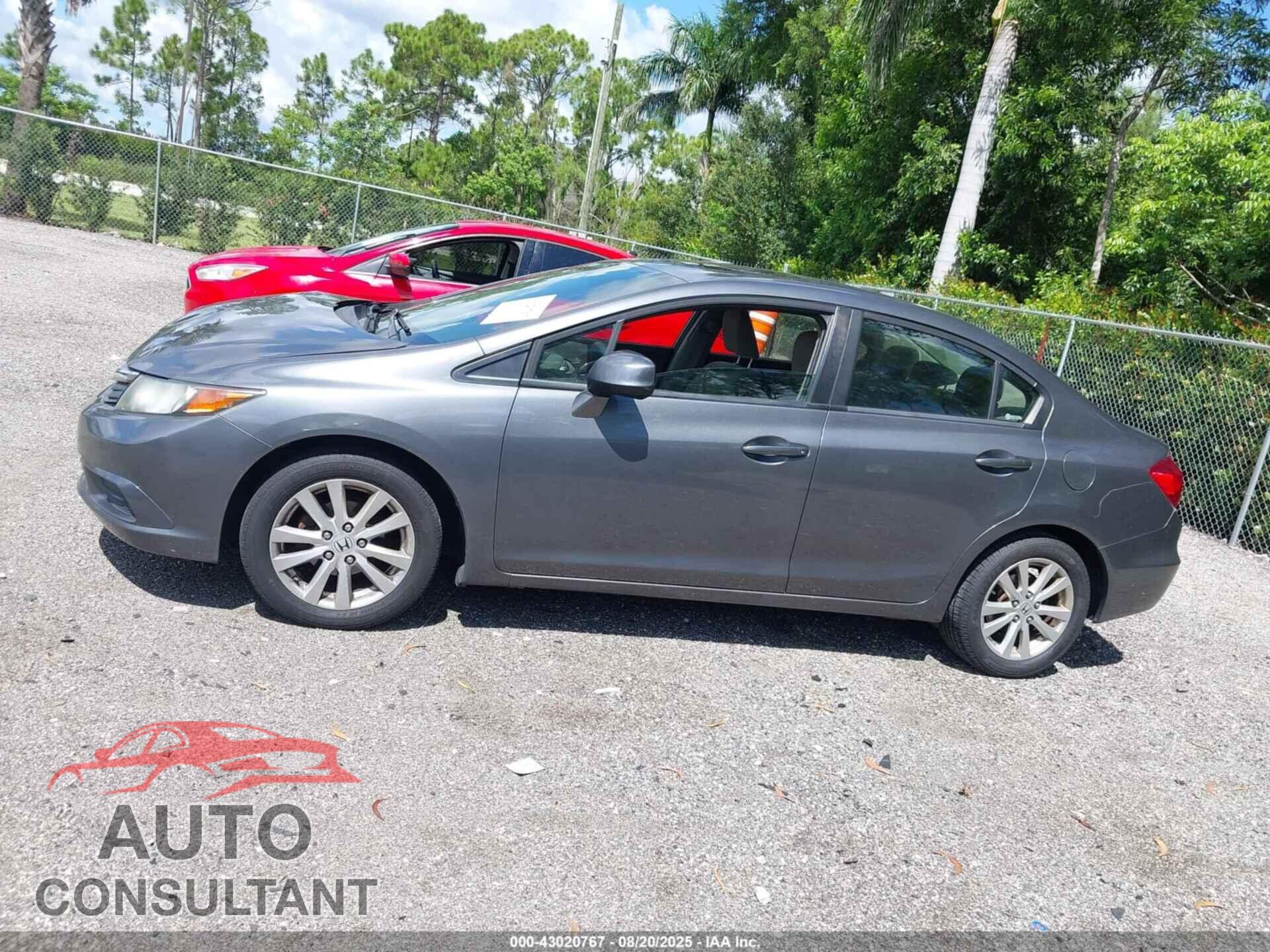 HONDA CIVIC 2012 - 19XFB2F86CE005390