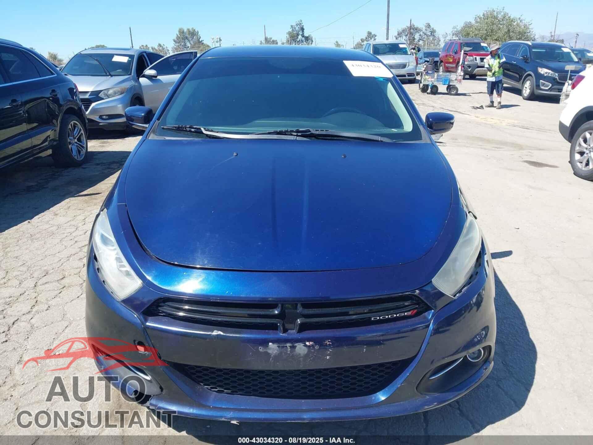 DODGE DART 2013 - 1C3CDFBA8DD342759