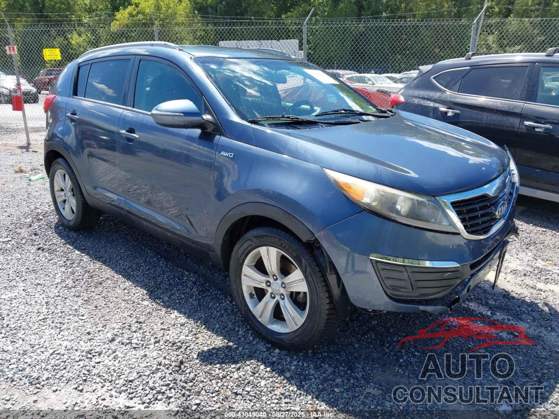 KIA SPORTAGE 2012 - KNDPBCA25C7249366