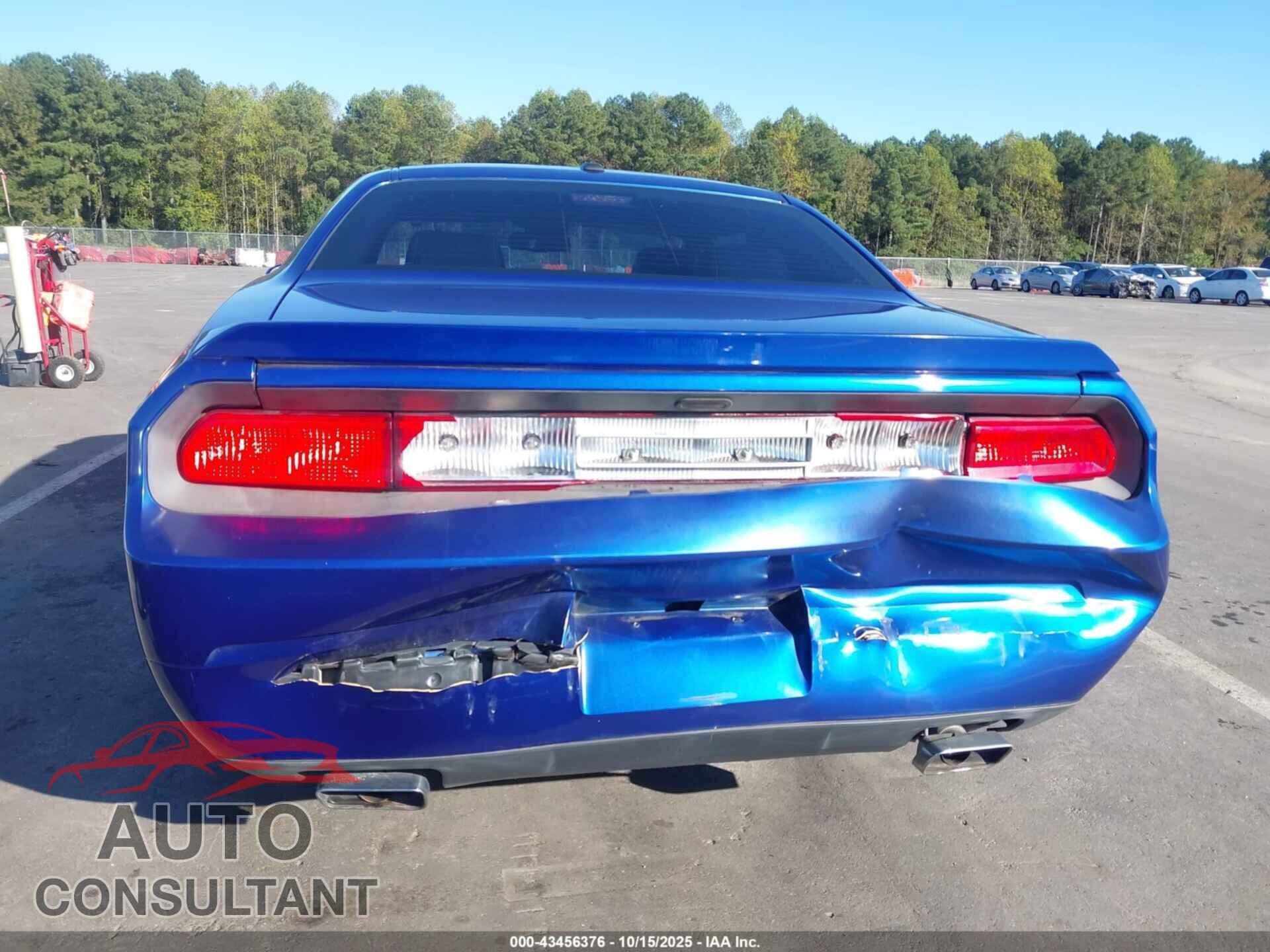 DODGE CHALLENGER 2012 - 2C3CDYAG2CH239064