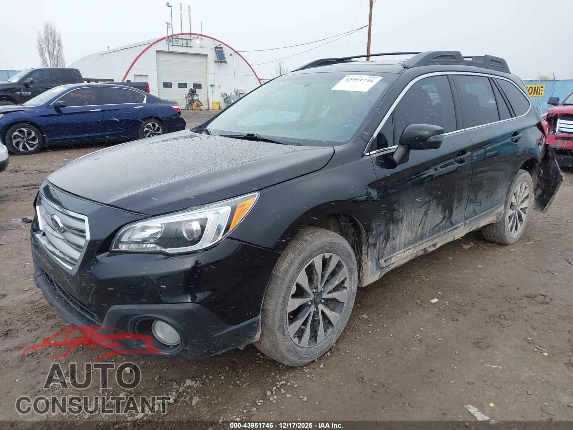 SUBARU OUTBACK 2017 - 4S4BSAKC9H3247569