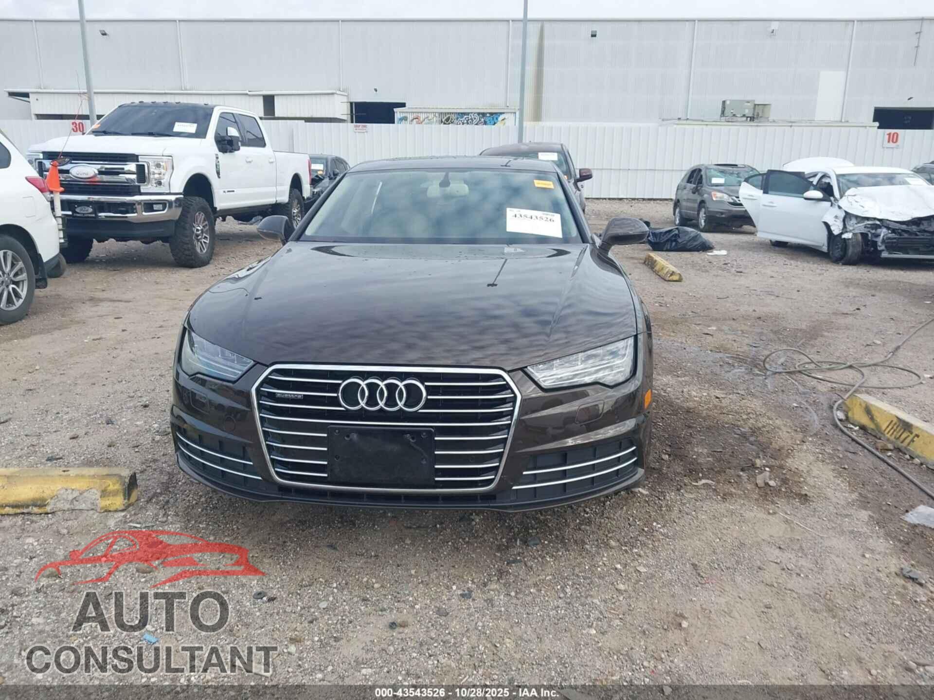 AUDI A7 2017 - WAUW2AFCXHN057412