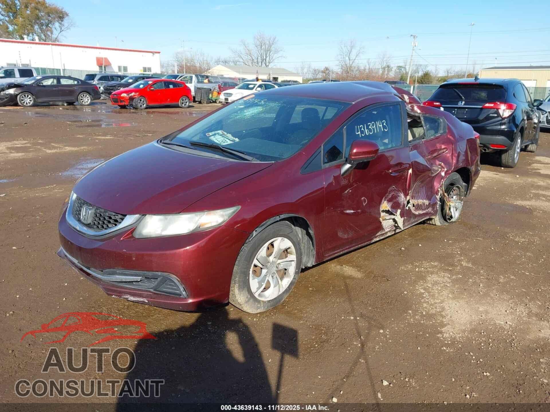 HONDA CIVIC 2014 - 2HGFB2F52EH559444