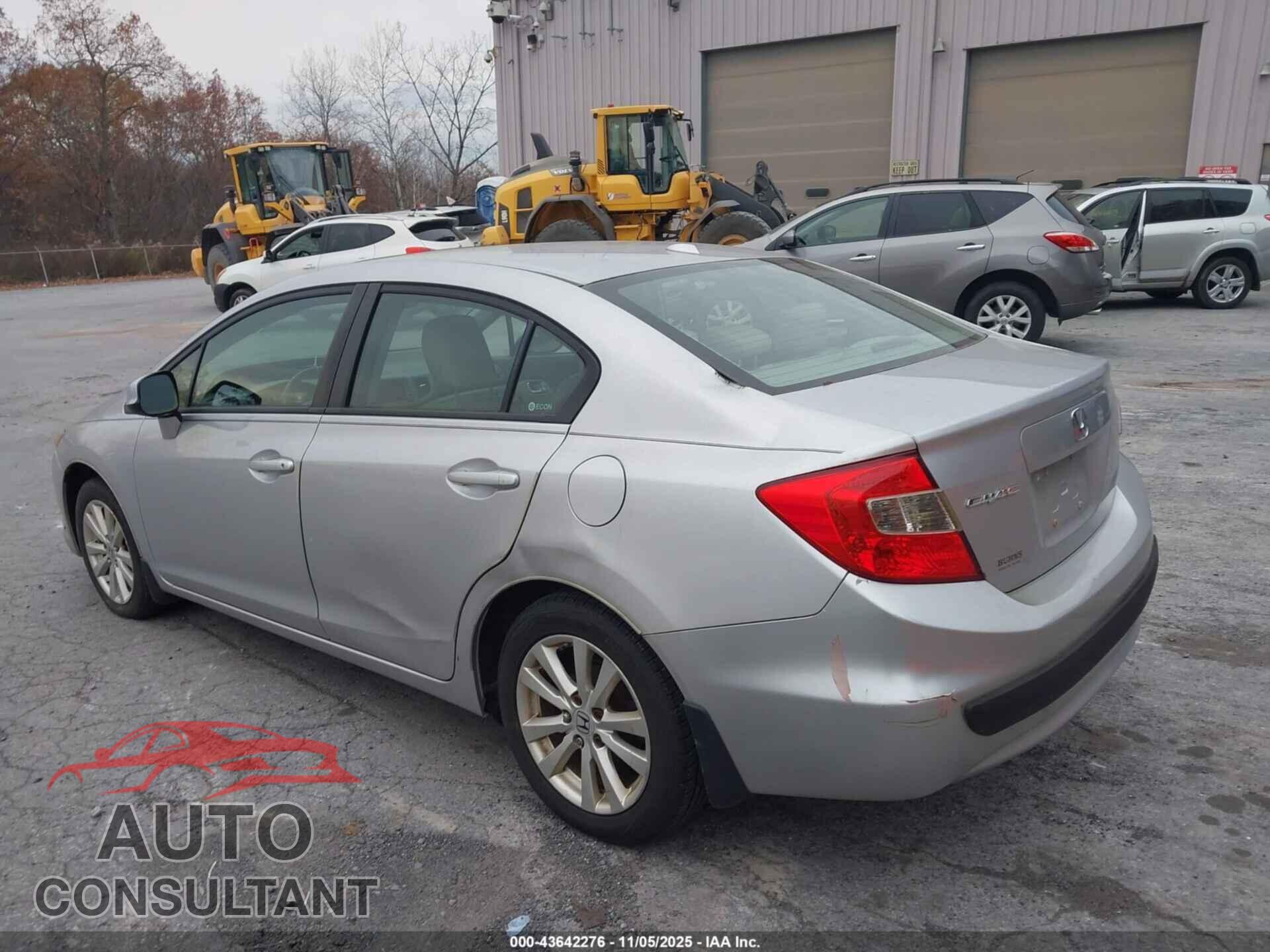 HONDA CIVIC 2012 - 19XFB2F95CE322845